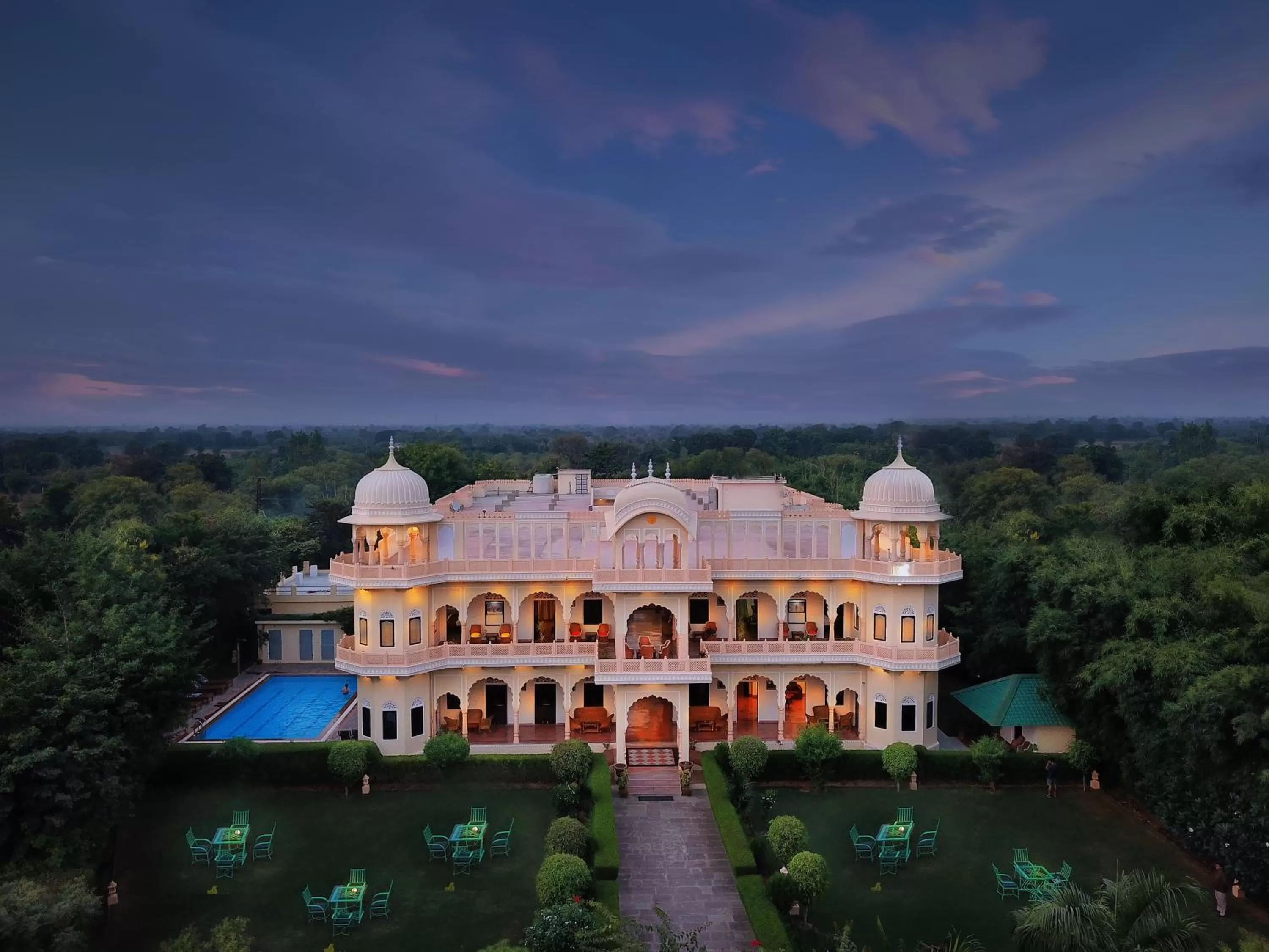 Facade/entrance in Ranthambhore Heritage Haveli