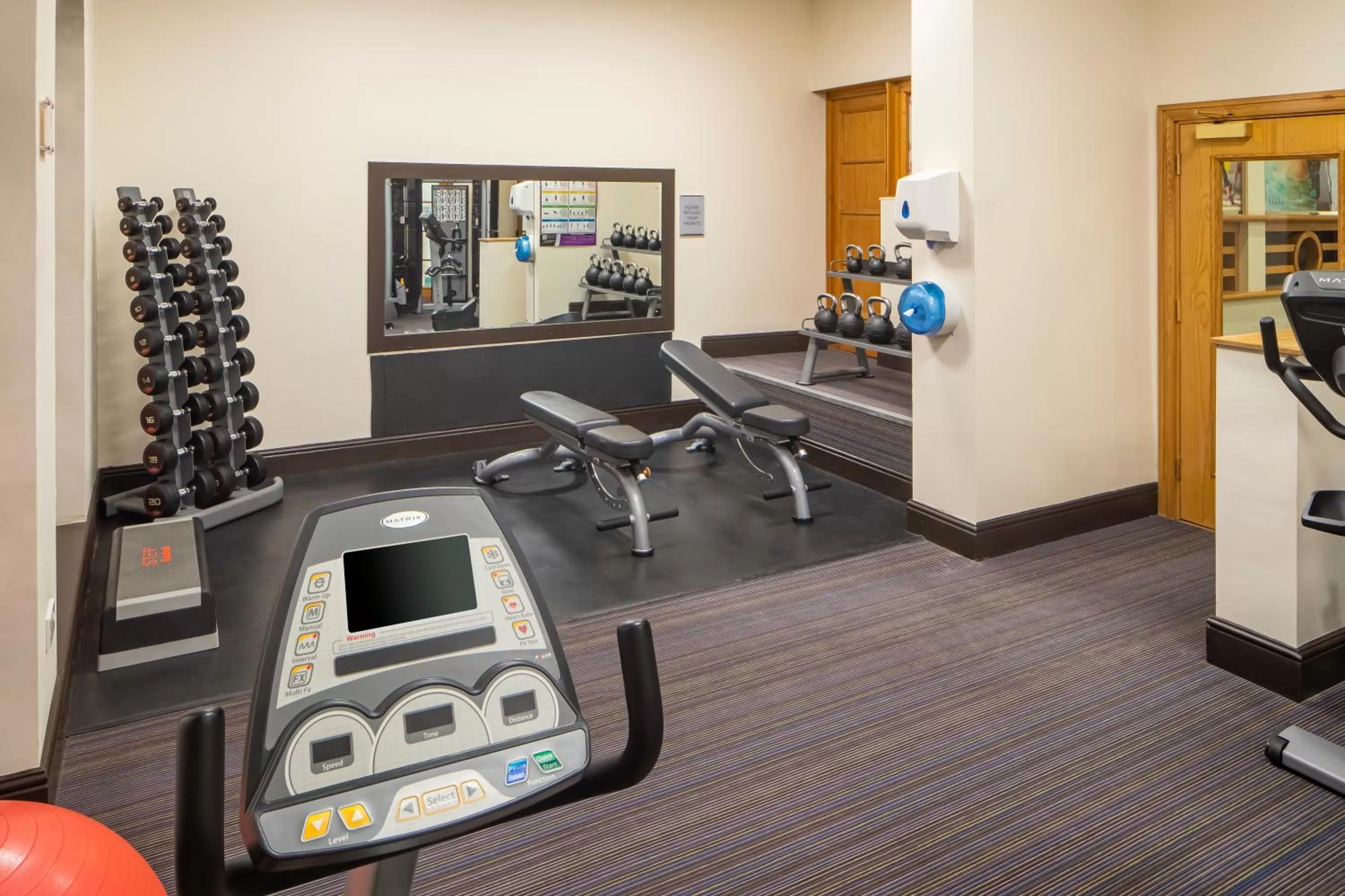 Fitness centre/facilities in Crowne Plaza Solihull by IHG