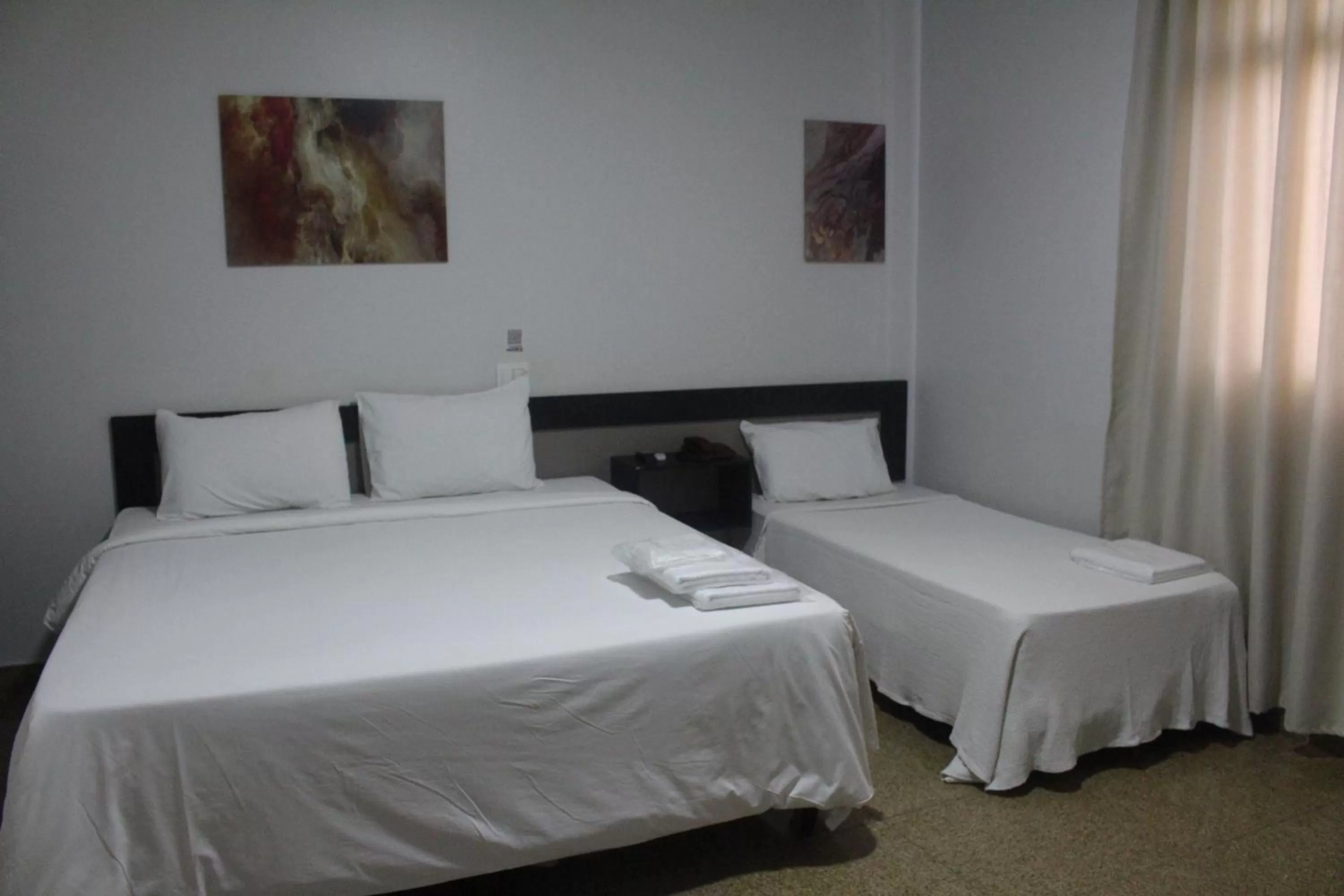 Bed in Hotel Oscar Blue Montes Claros