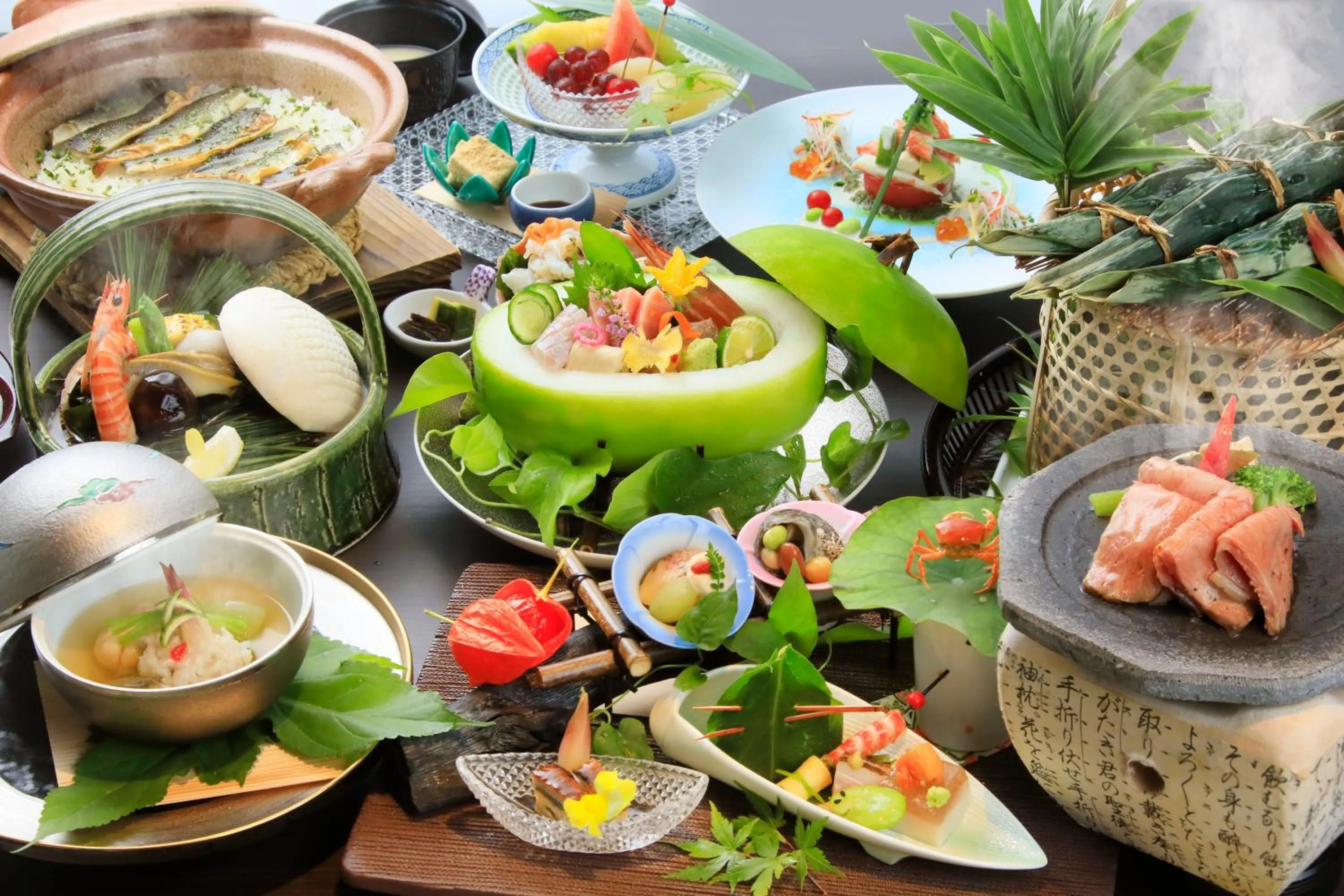 Food and drinks in Fuji Onsenji Yumedono