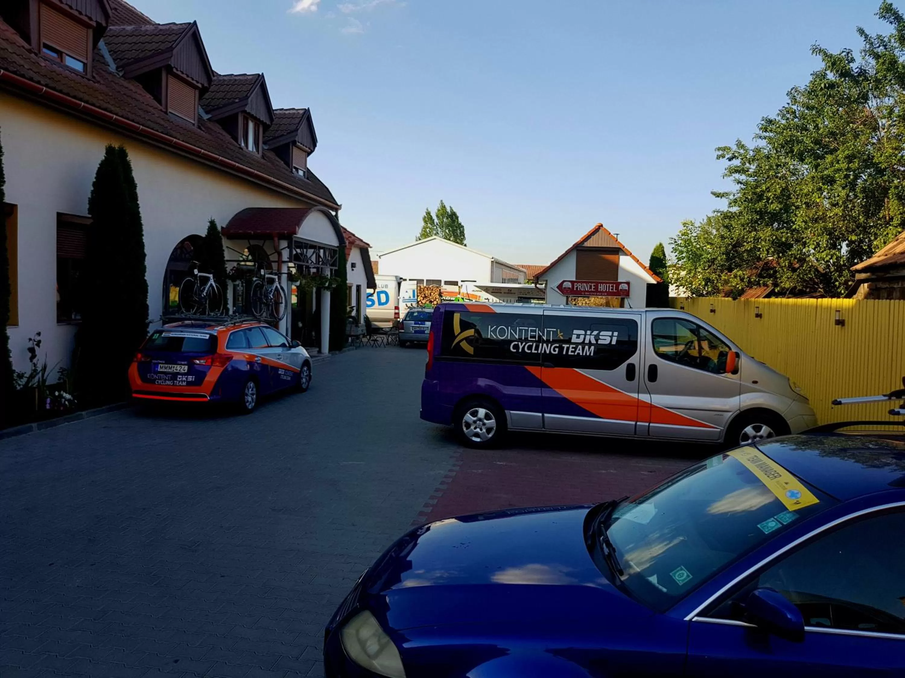 On site in Prince Hotel