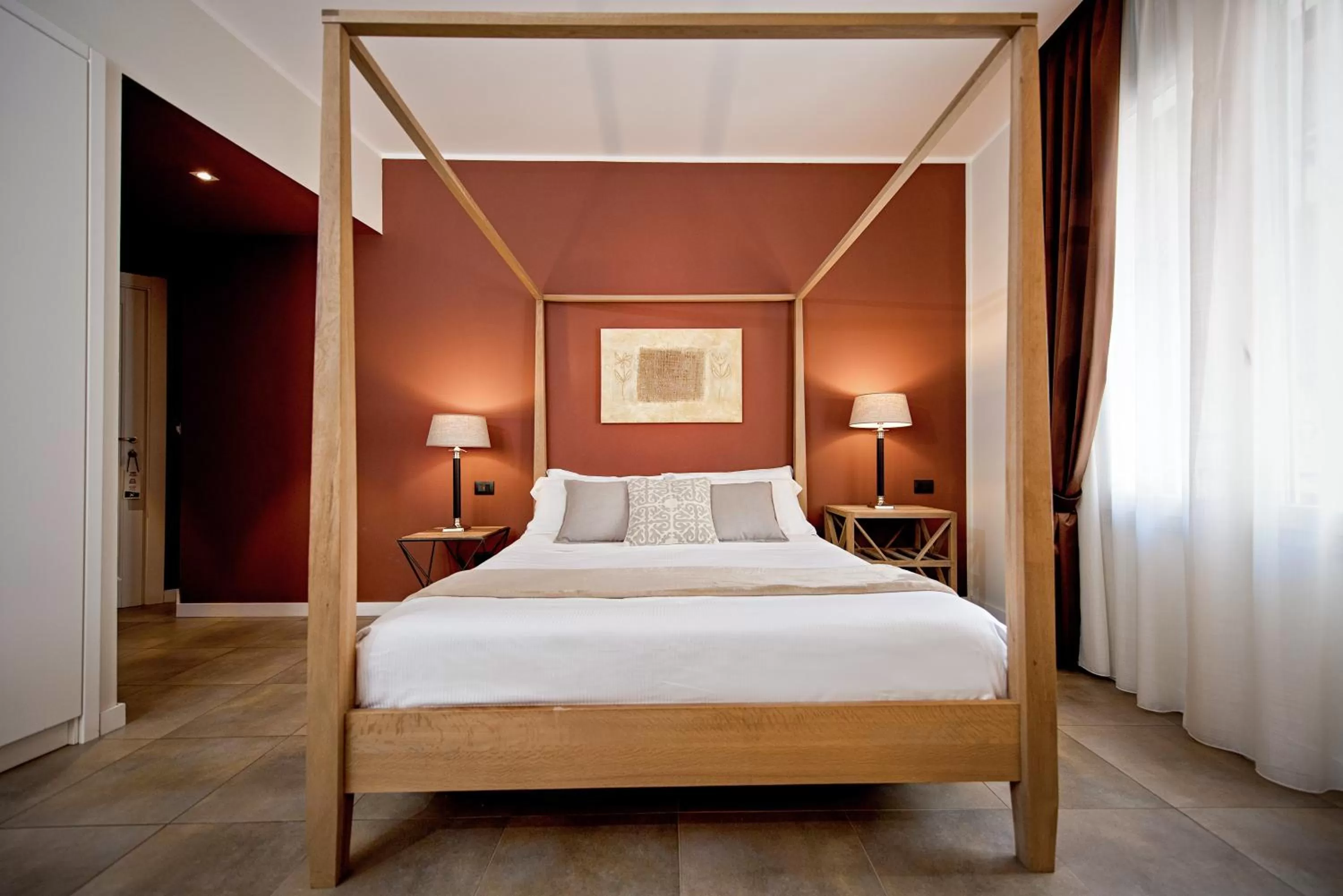 Bed in Delle Vittorie Luxury Rooms&Suites
