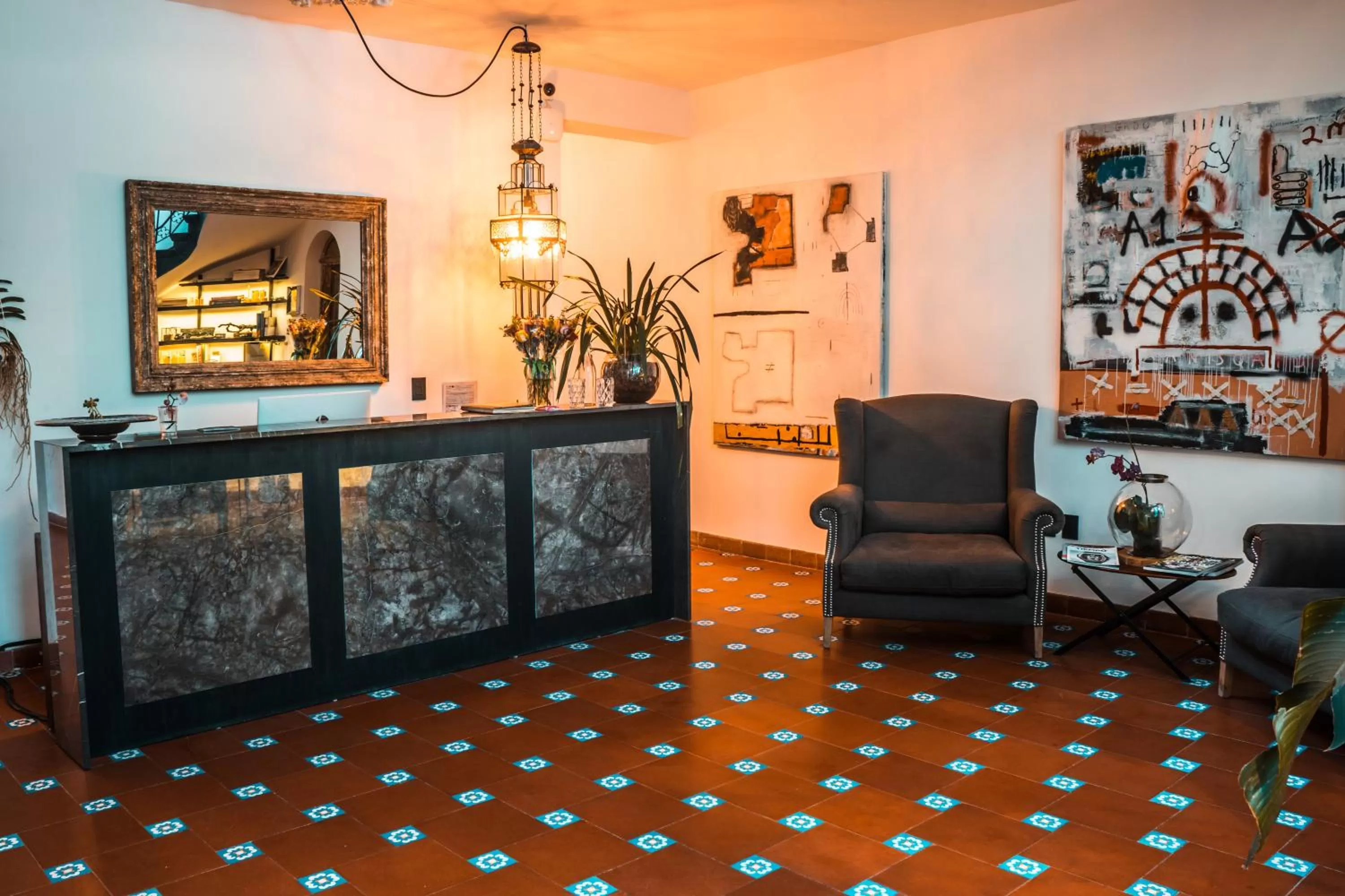 Lobby or reception in Orchid House Mexico City