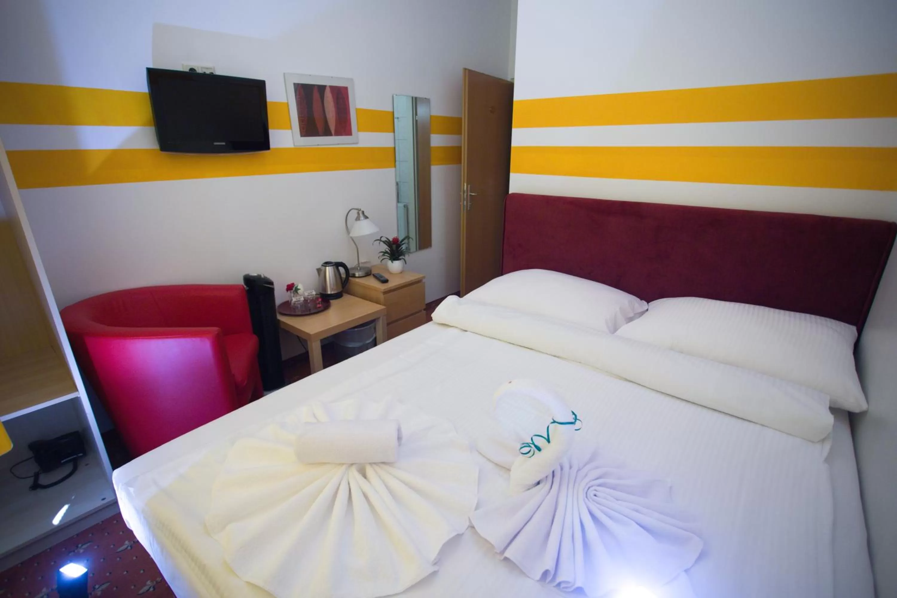 Bed in Hotel City Residence