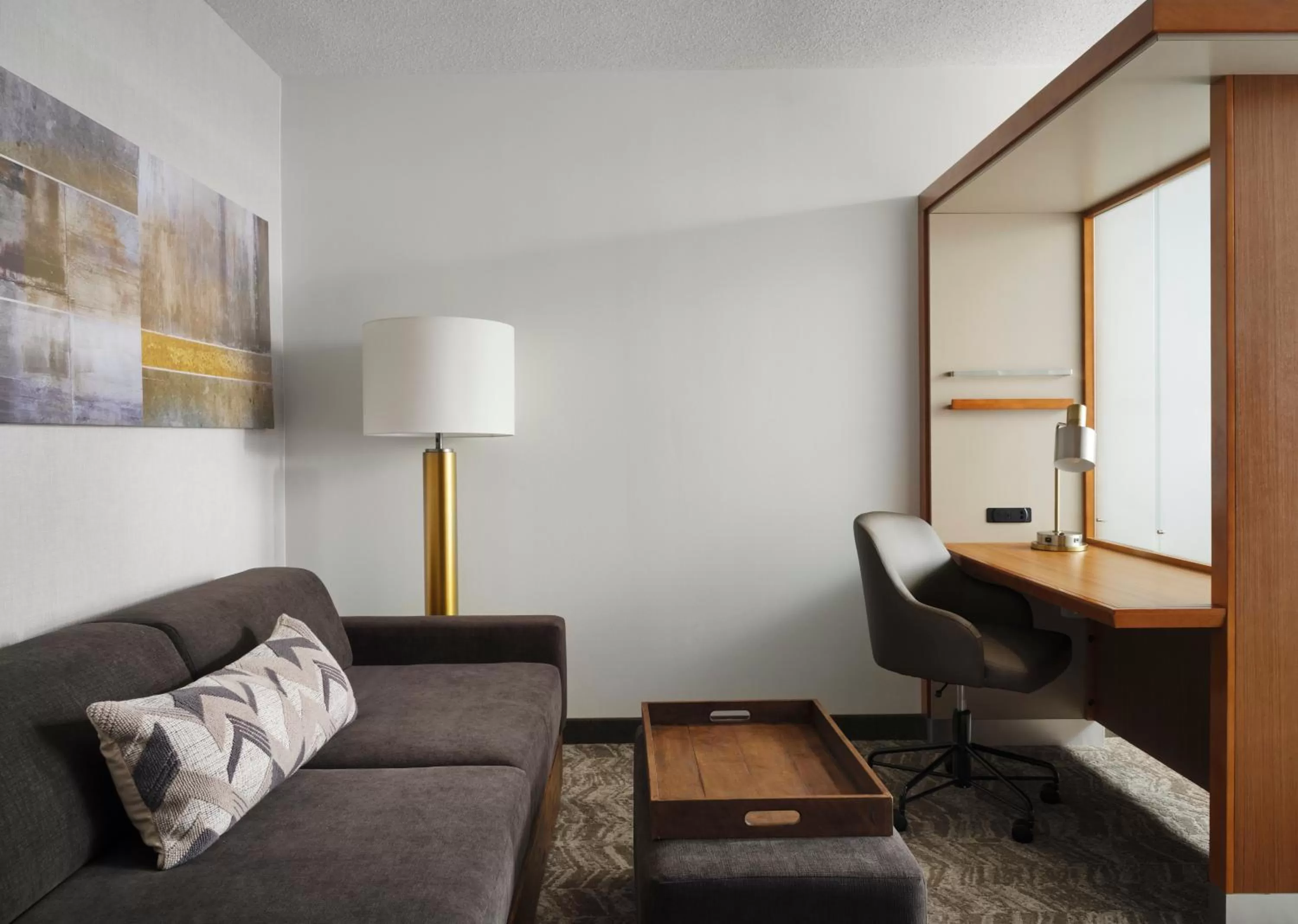Seating area in SpringHill Suites by Marriott Pittsburgh Mt. Lebanon