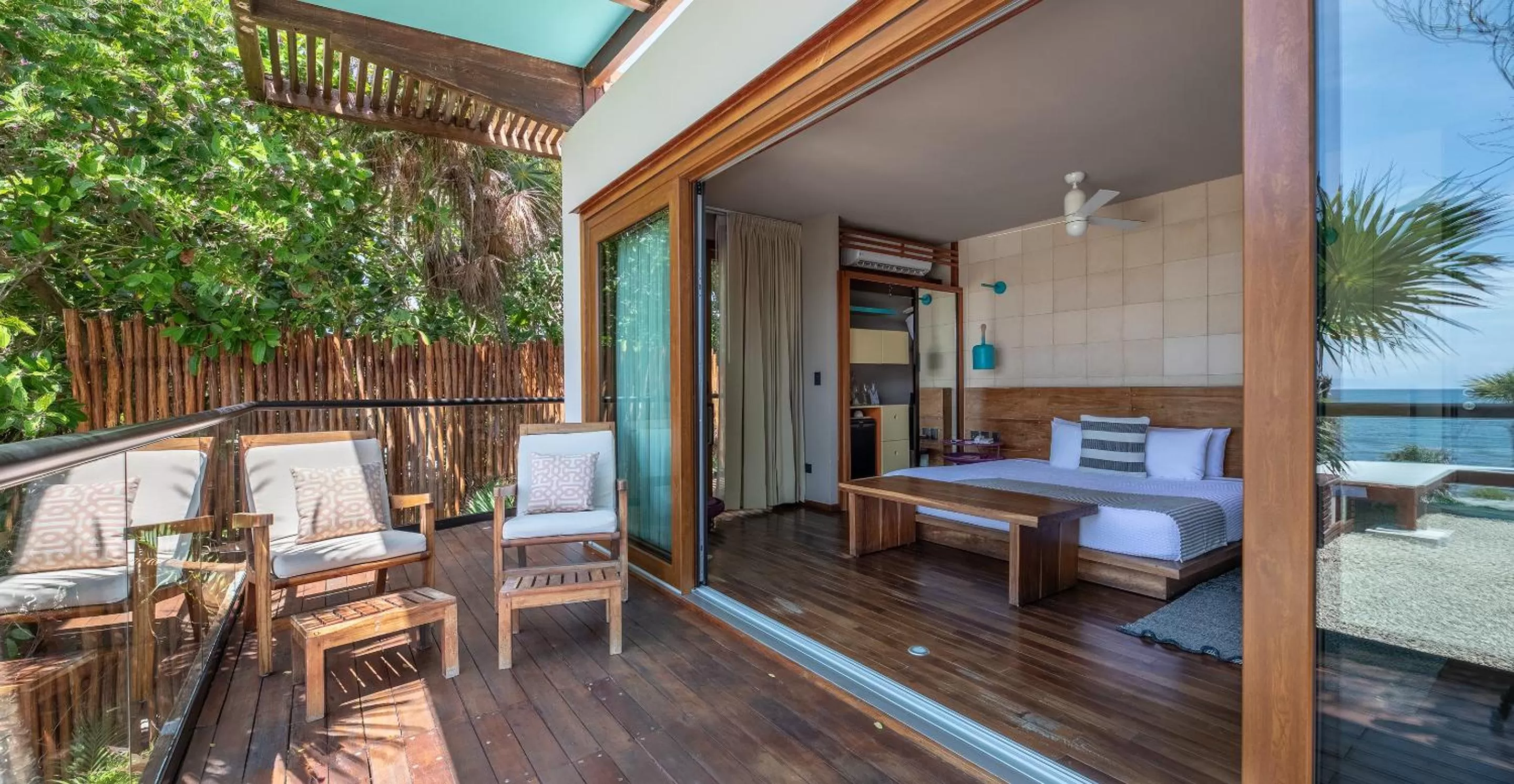 Balcony/Terrace in Mi Amor Tulum, a Small Luxury Hotel