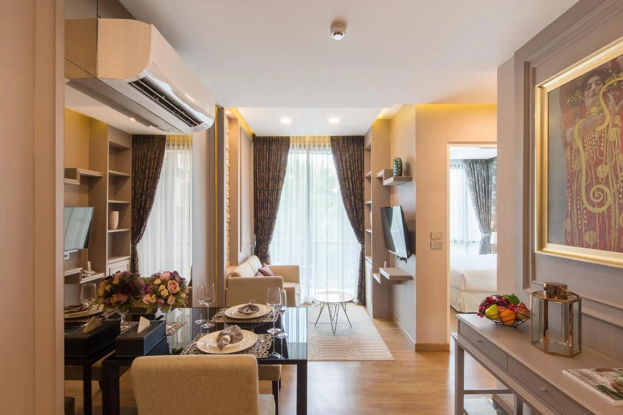 Living room in Parc Borough City Resort