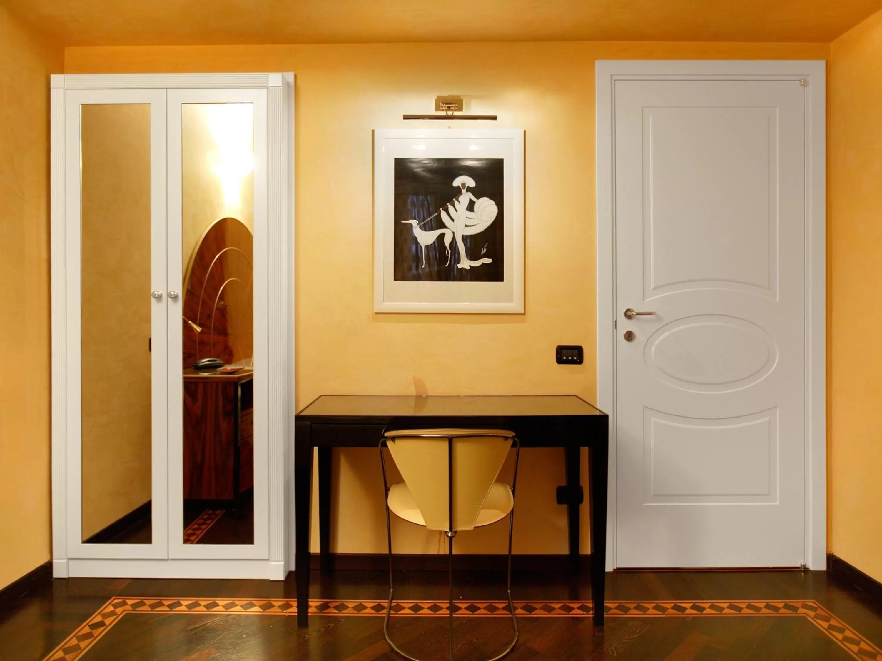 Decorative detail in Hotel Gregoriana