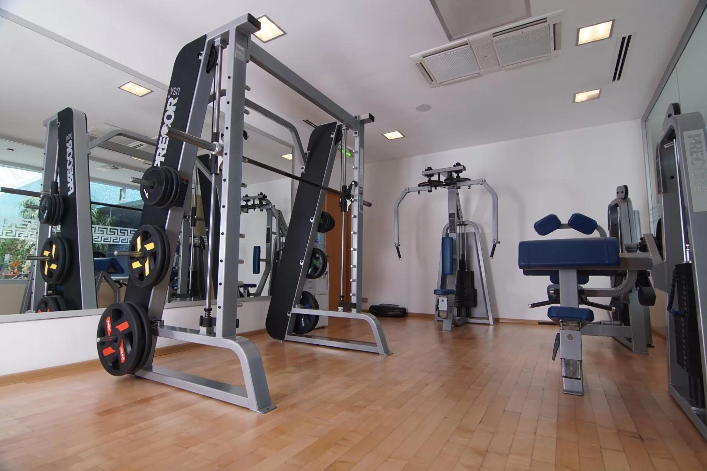 Fitness centre/facilities in The Dostyk Hotel
