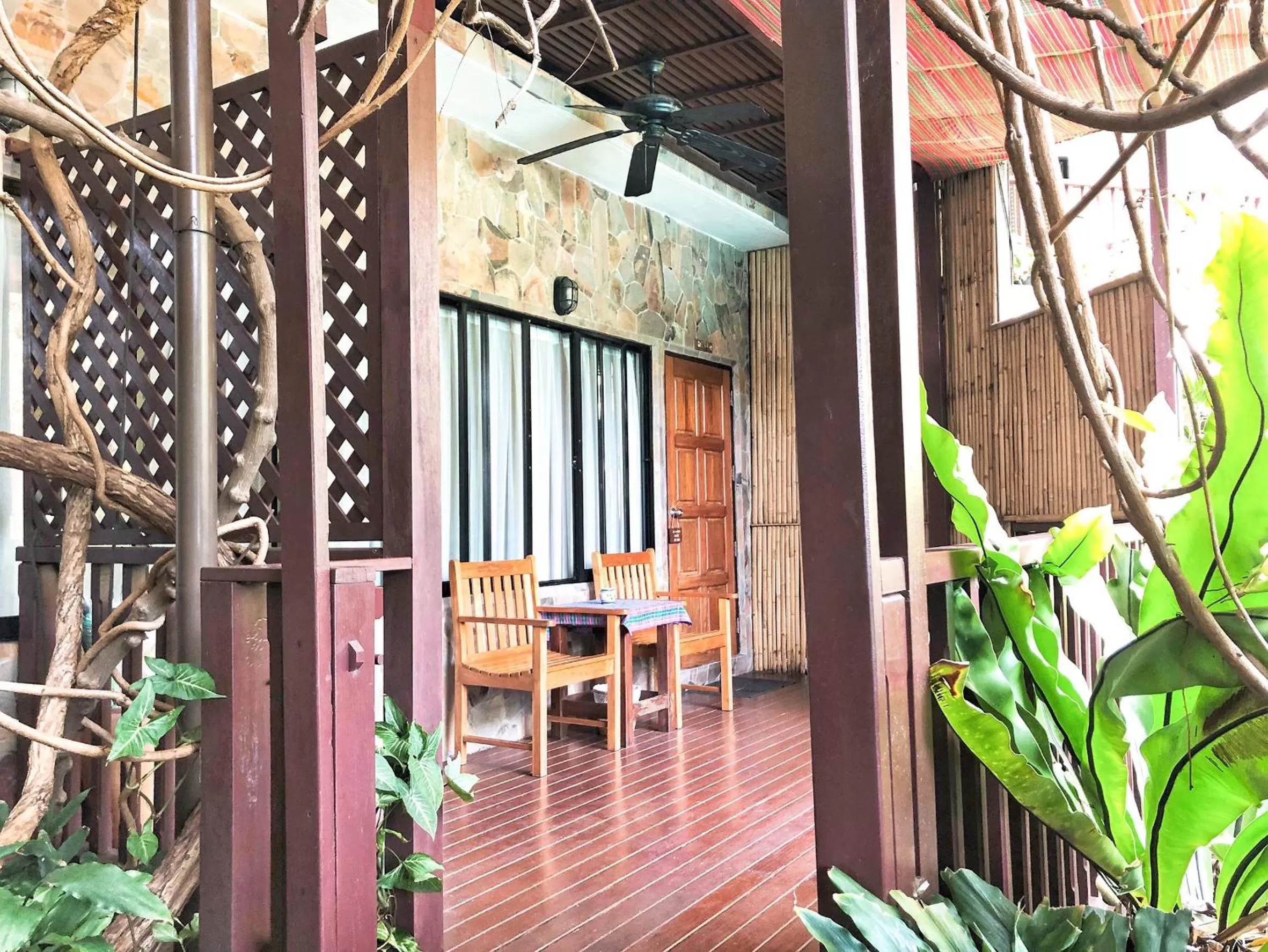 Patio in Birds and Bees Resort