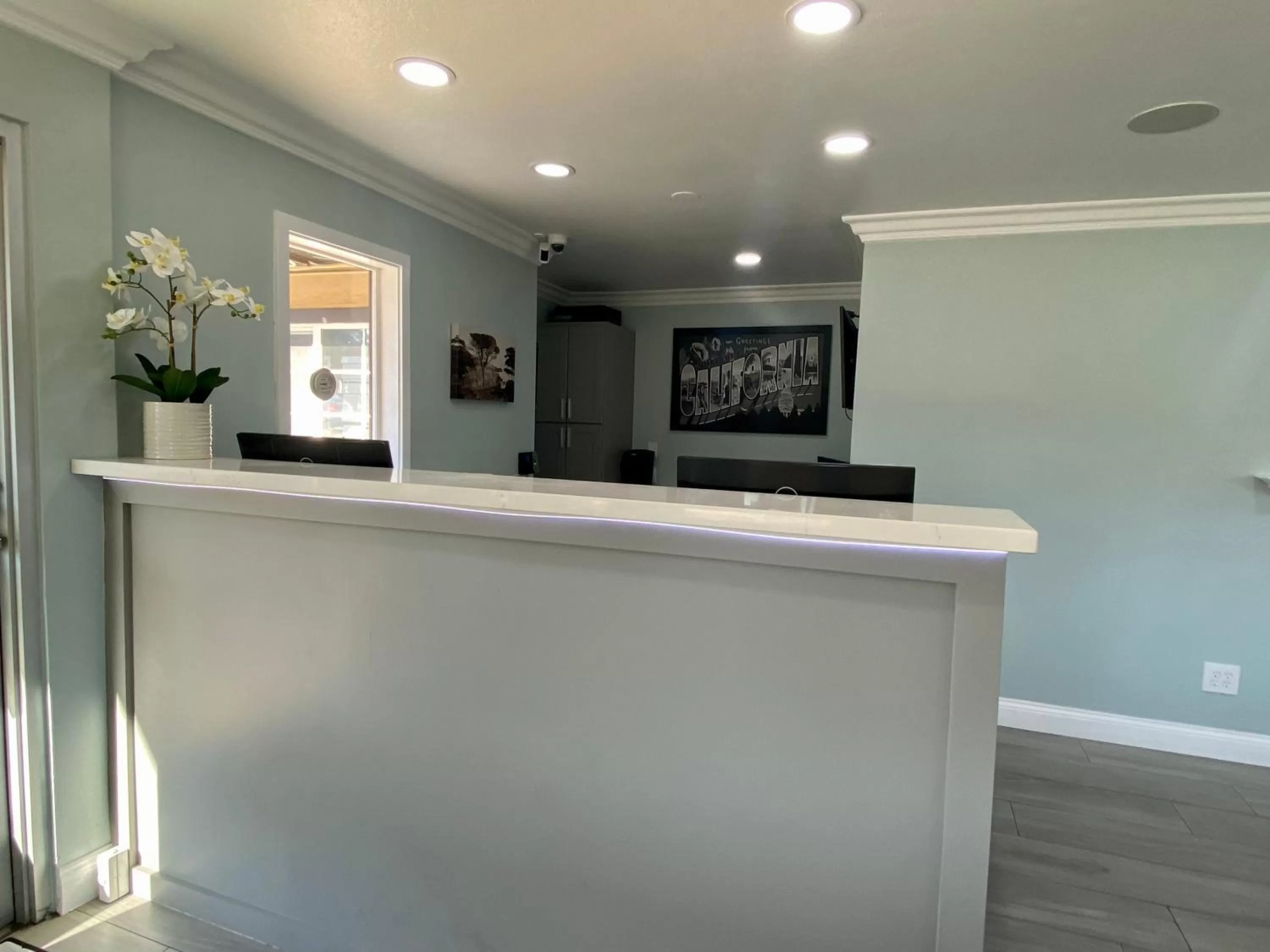 Lobby or reception in Aura Inn Monterey