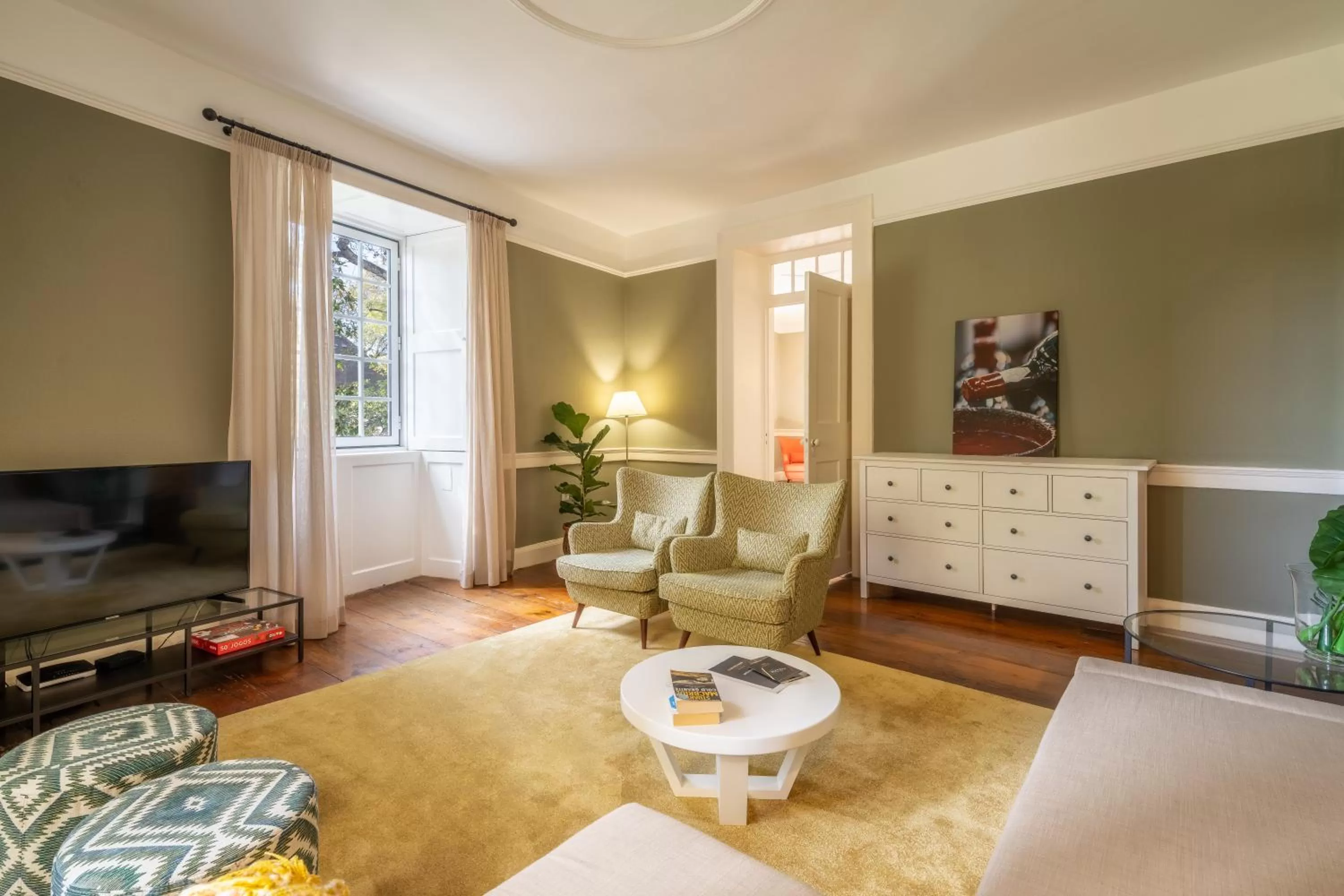 Living room in The Wine Lodges by An Island Apart