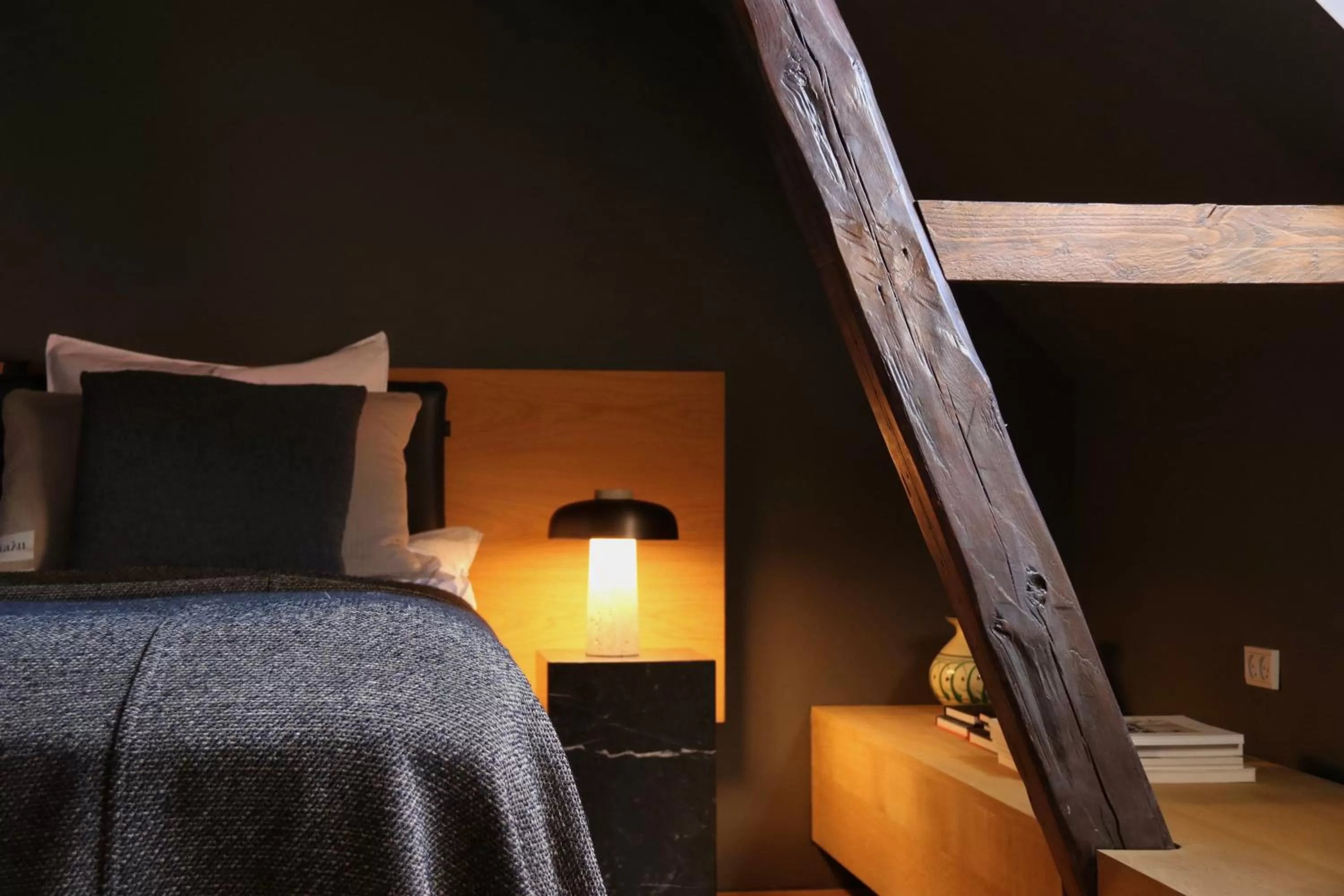 Bed in Audo Boutique Hotel