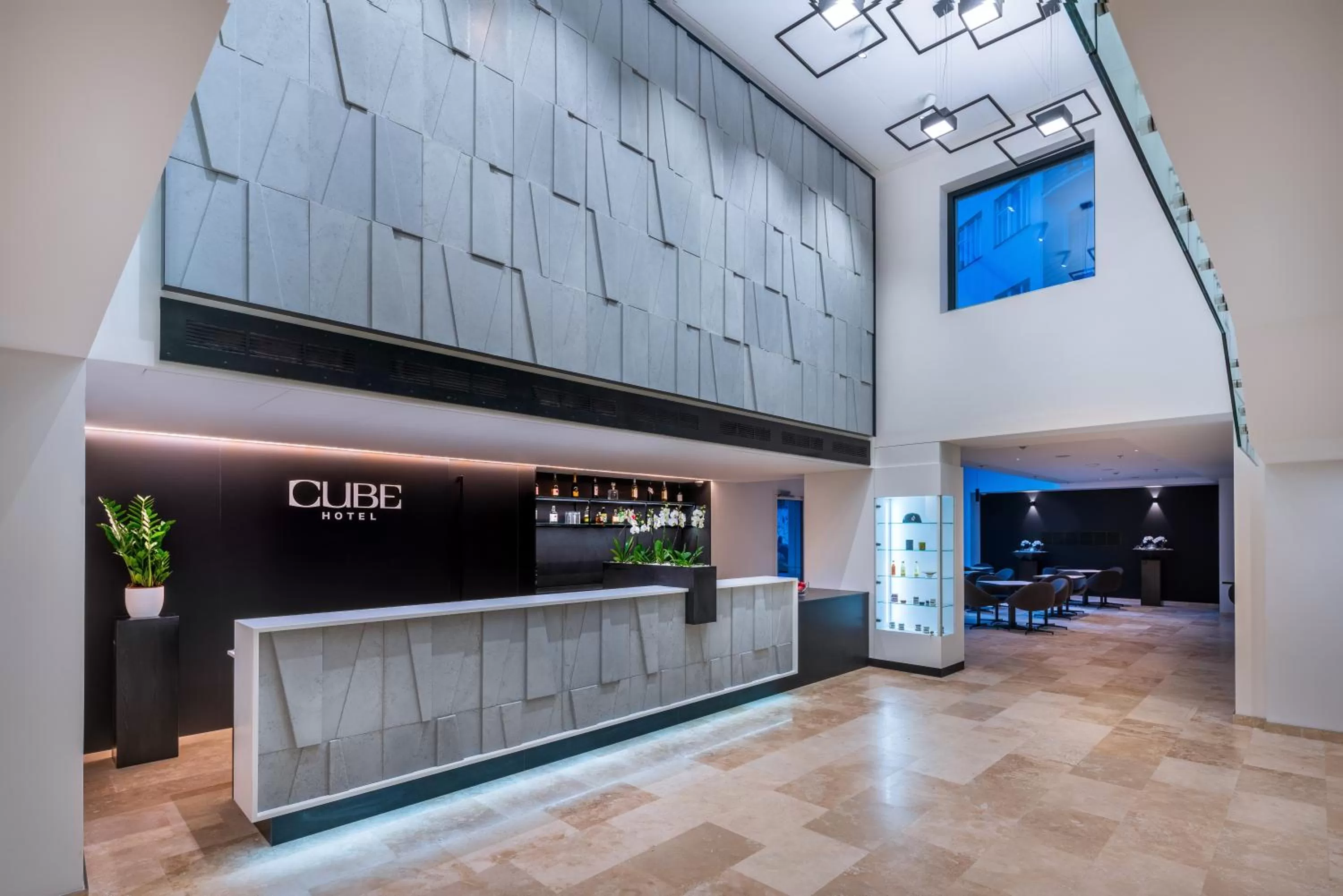 Lobby or reception in Hotel CUBE Prague