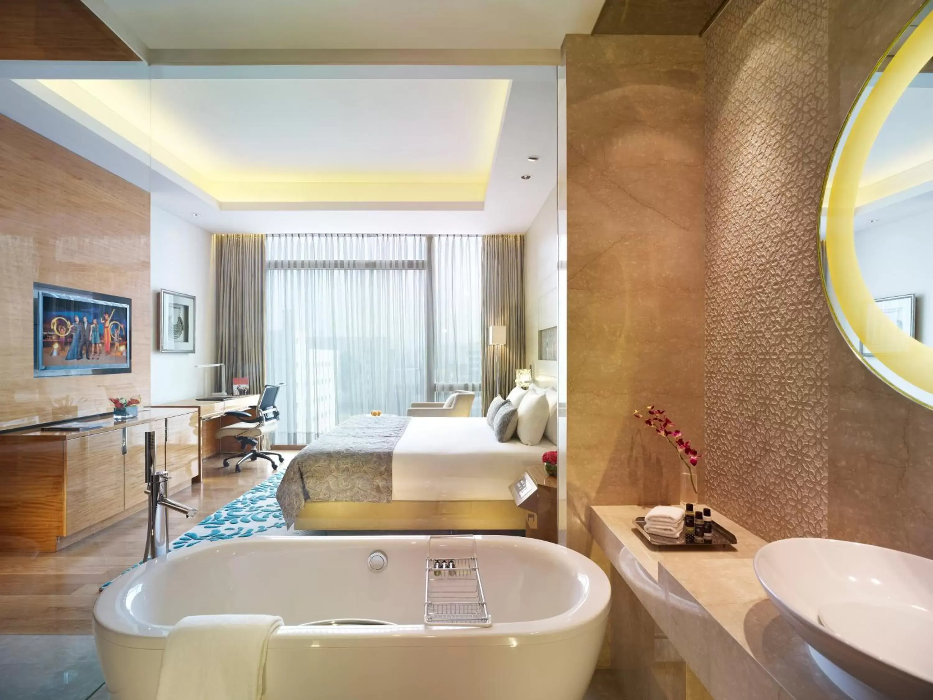 Deluxe King Room with 10% discount on F&B - single occupancy in Taj City Centre Gurugram Deluxe King Room with 10% discount on F&B - single occupancy in Taj City Centre Gurugram