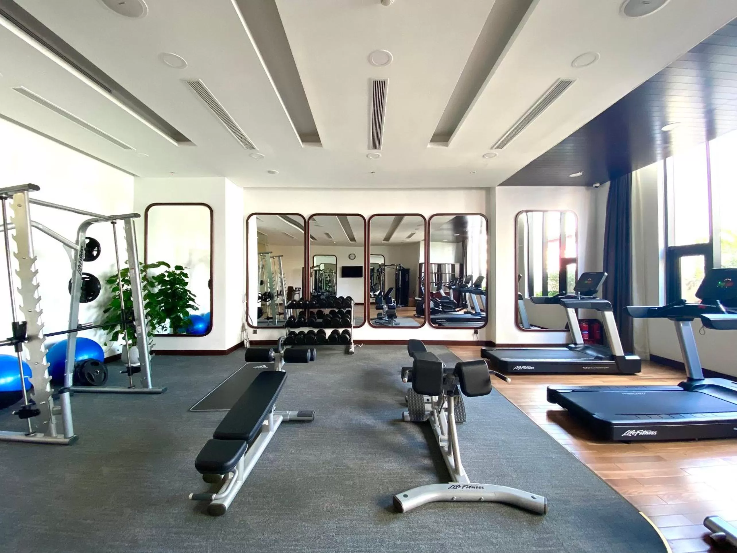 Fitness centre/facilities in Potique Hotel