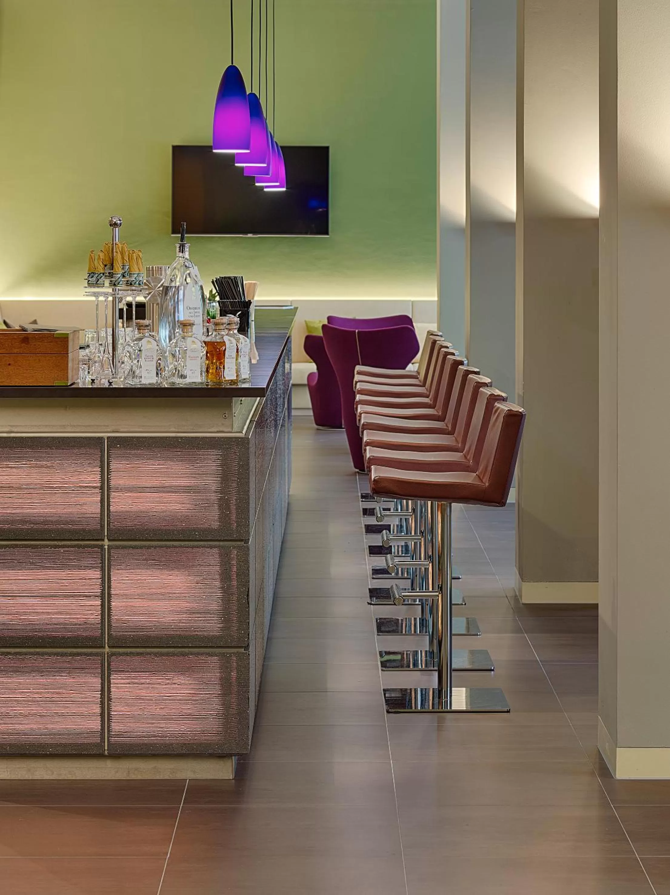 Lounge or bar in Hotel Elbresidenz an der Therme