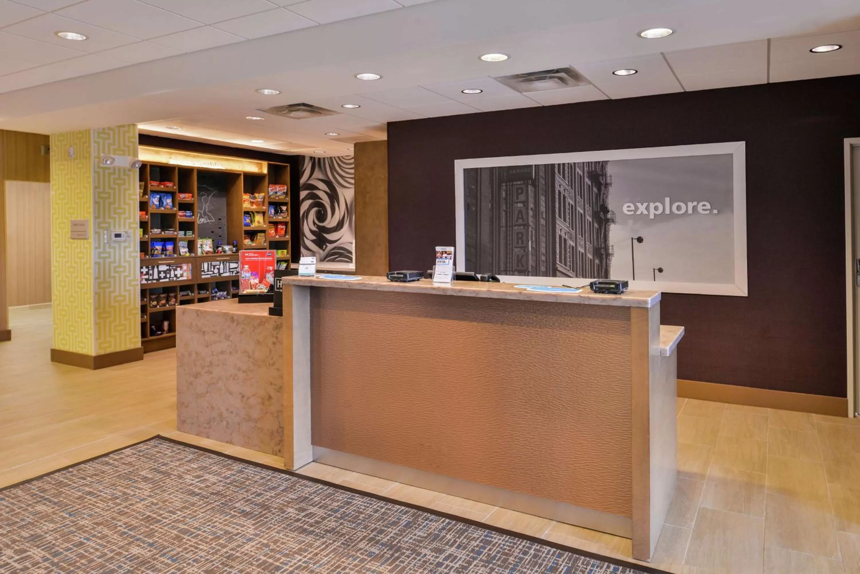 Lobby or reception in Hampton Inn & Suites Saint Paul Oakdale Woodbury