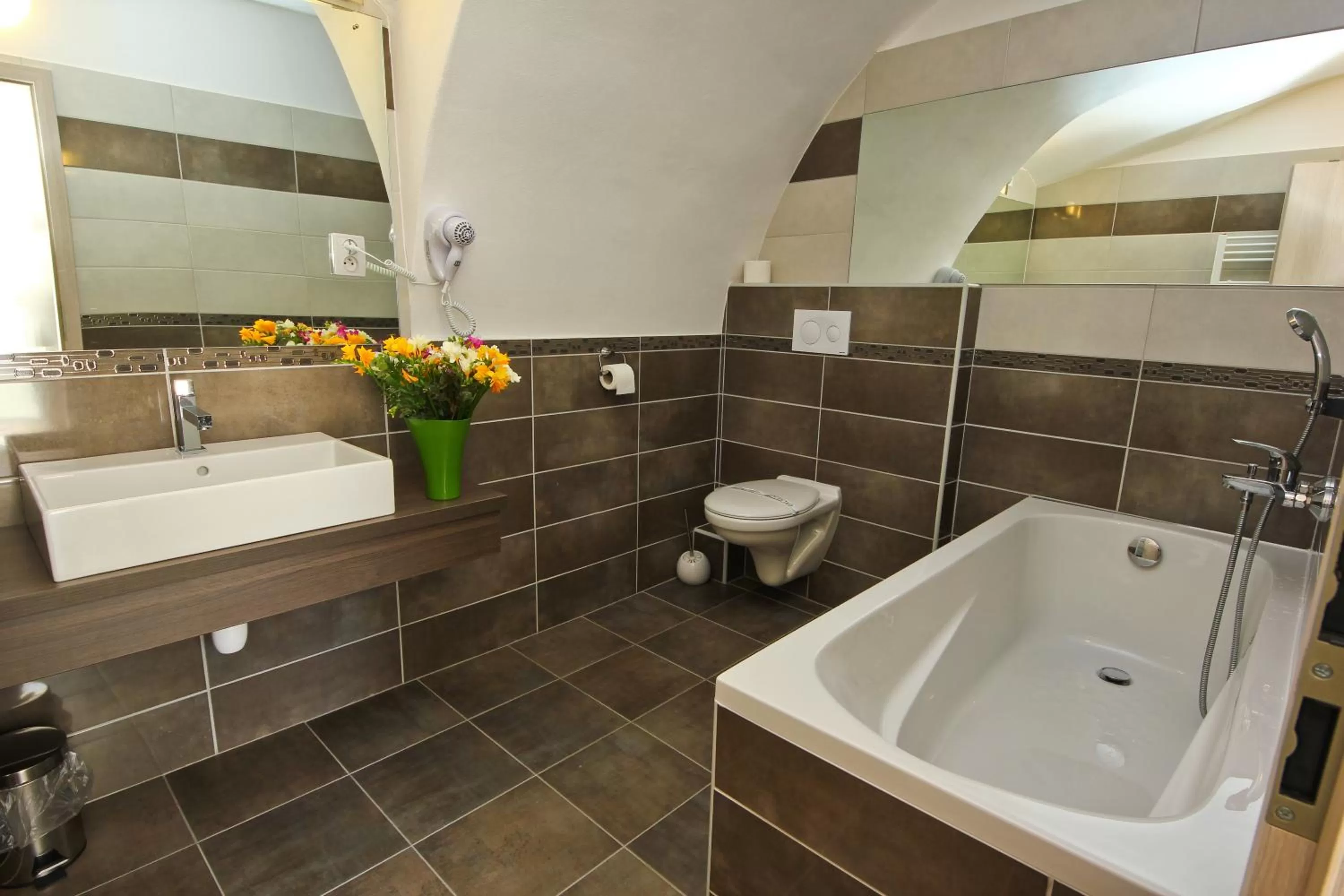 Bathroom in Hotel U Tří hrušek suites & apartments