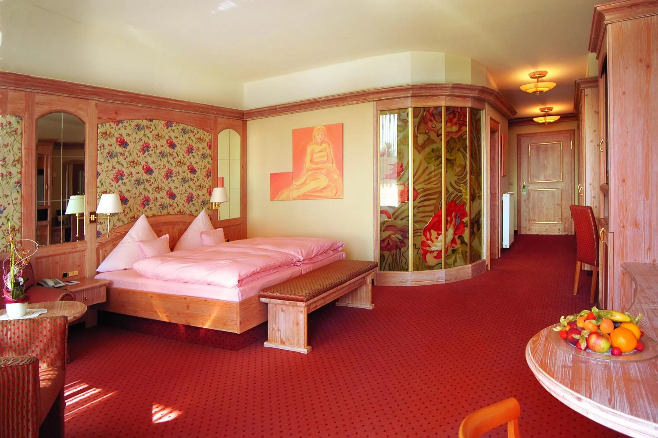 Living room, Bed in Wellness-& Nationalpark Hotel Schliffkopf, BWSC