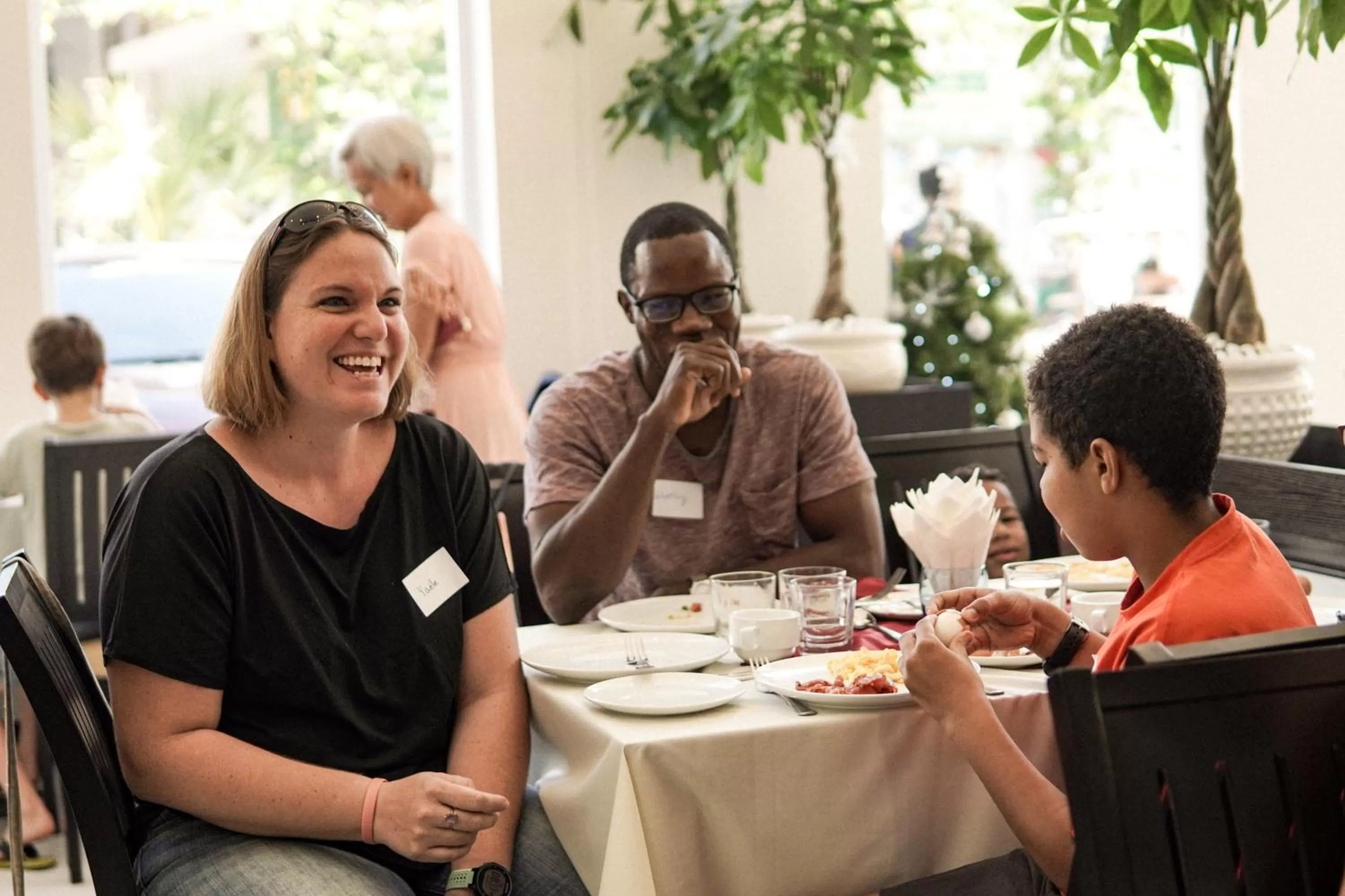 People in Apple Hotel Three - Phnom Penh