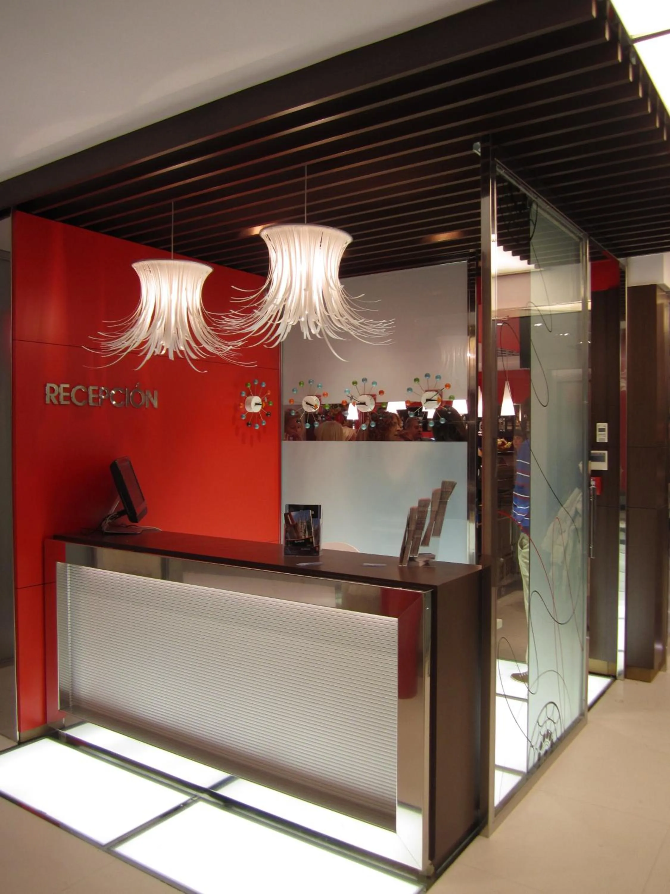 Lobby or reception in Hotel Vía Gótica