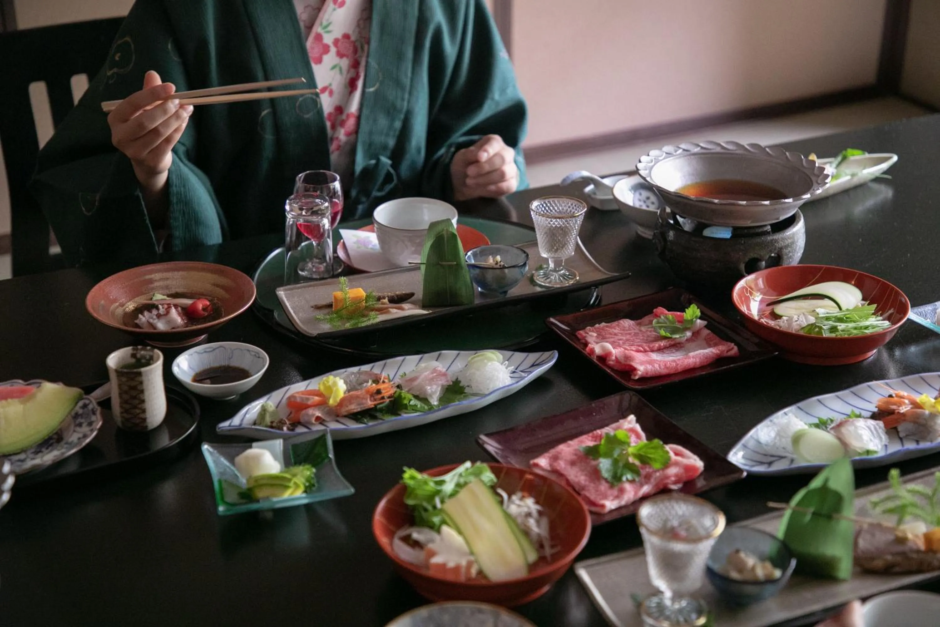 Food in Biwako Hanakaido