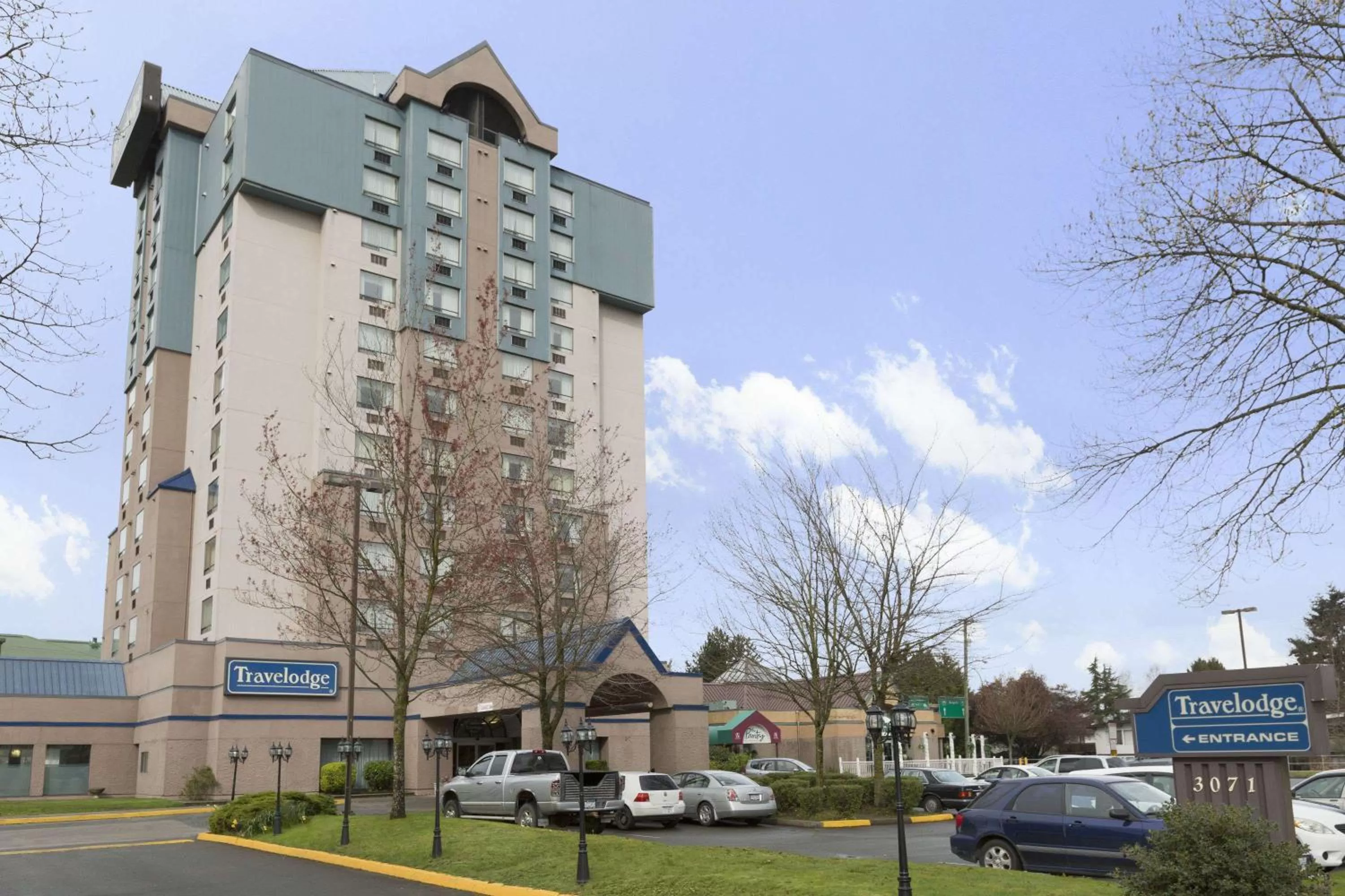 Property building in Travelodge Hotel by Wyndham Vancouver Airport