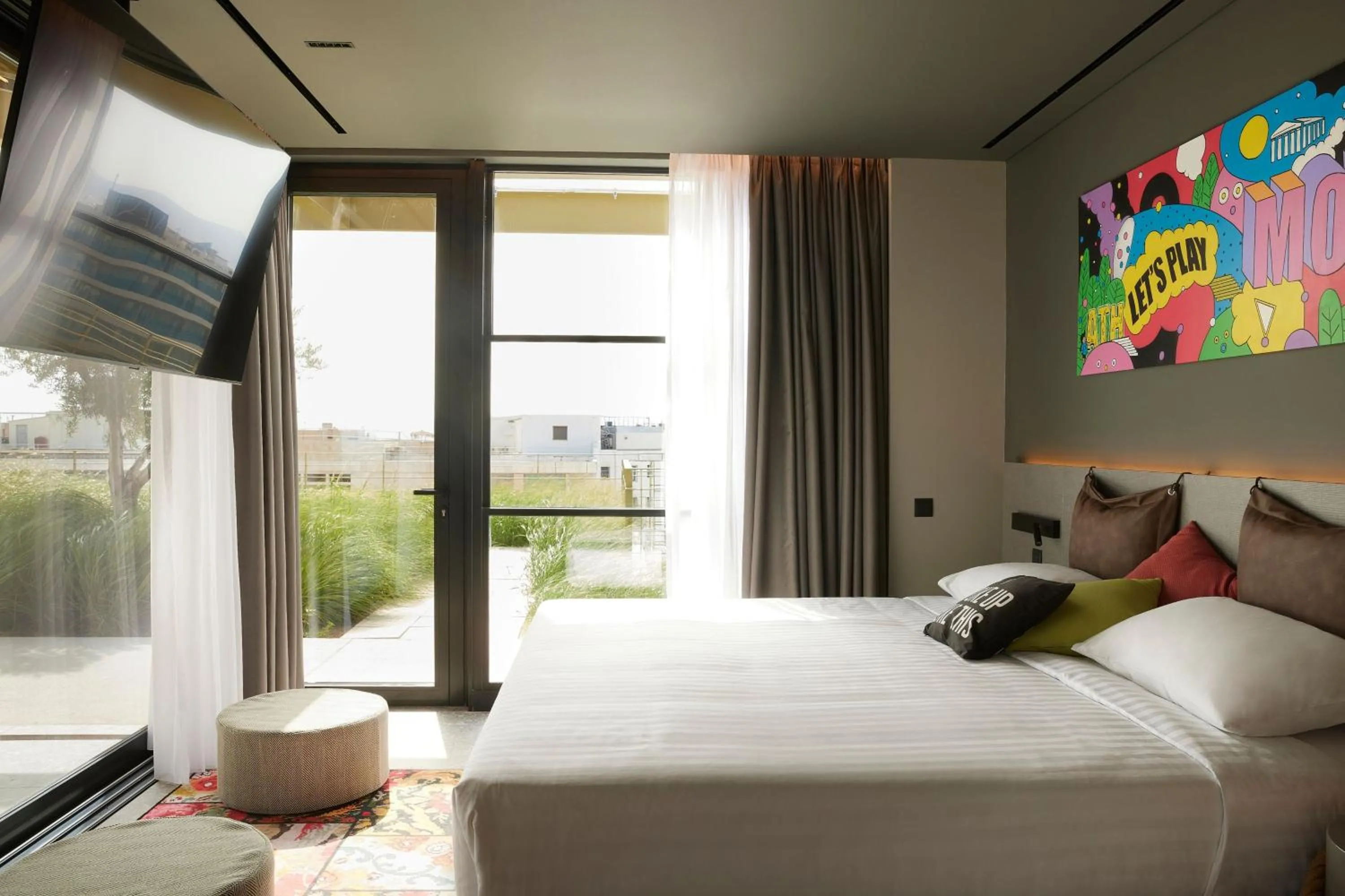 Bedroom, Bed in Moxy Athens City