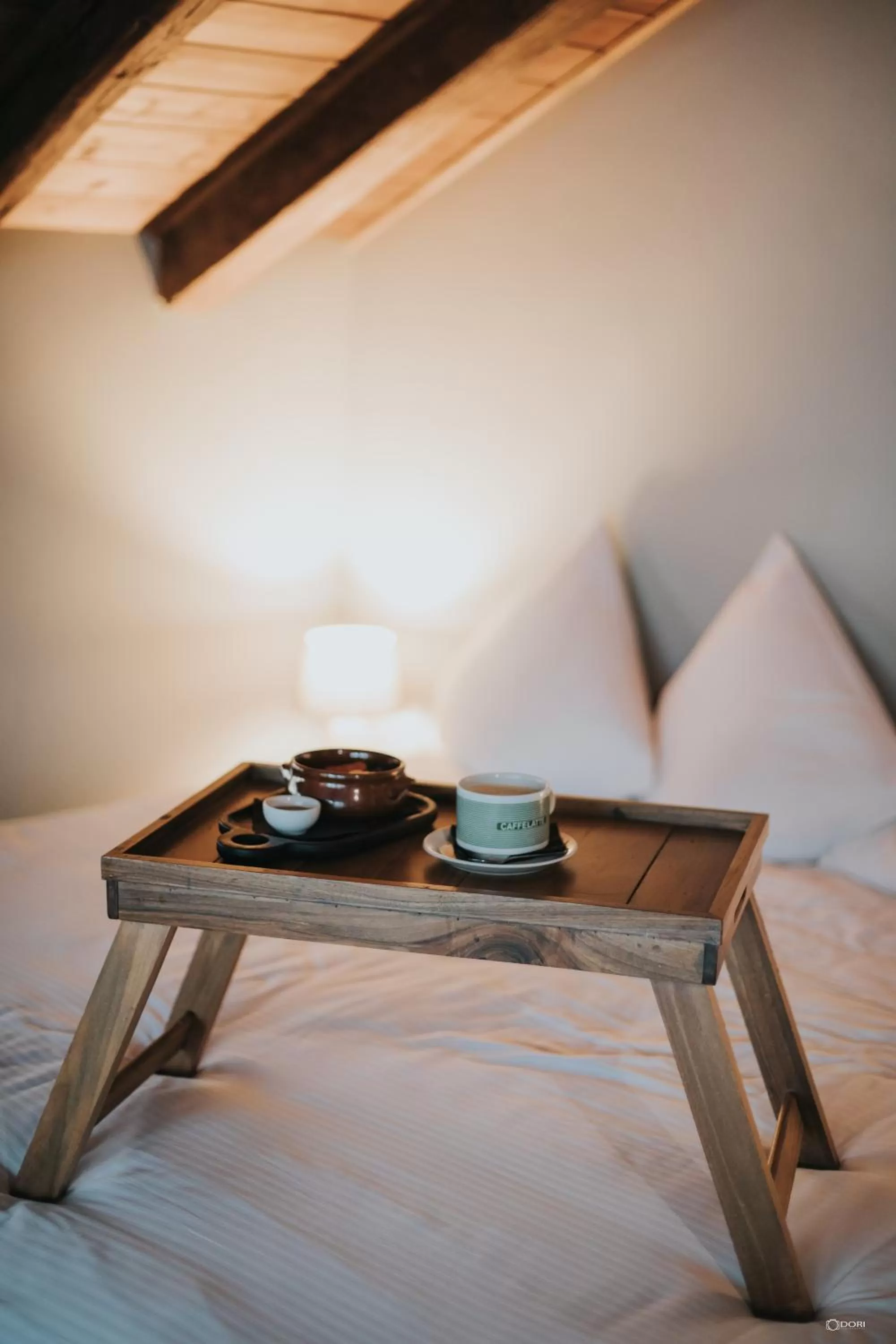 Bed in Dim's Hotel & Restaurant