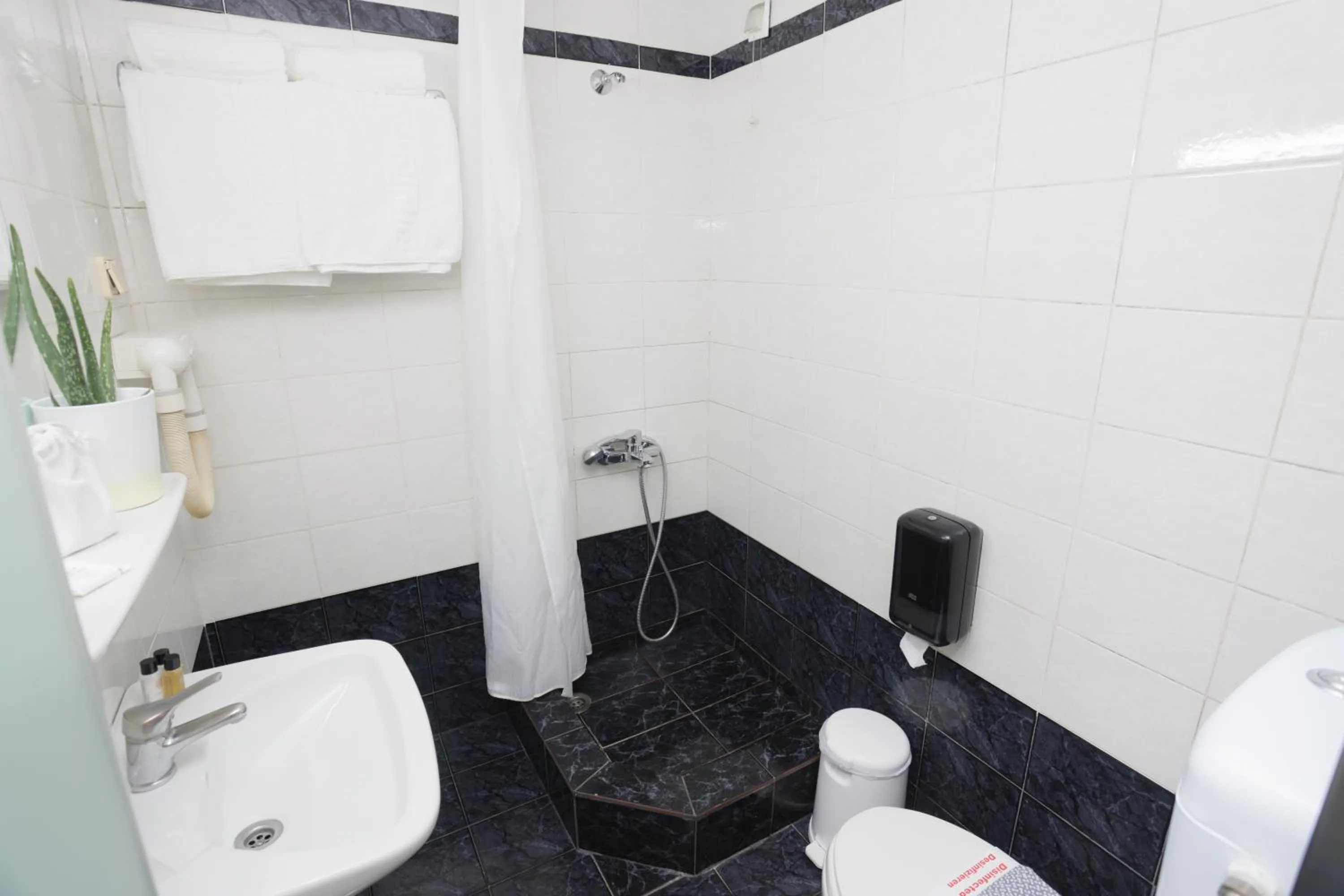 Bathroom in Aegeon Hotel