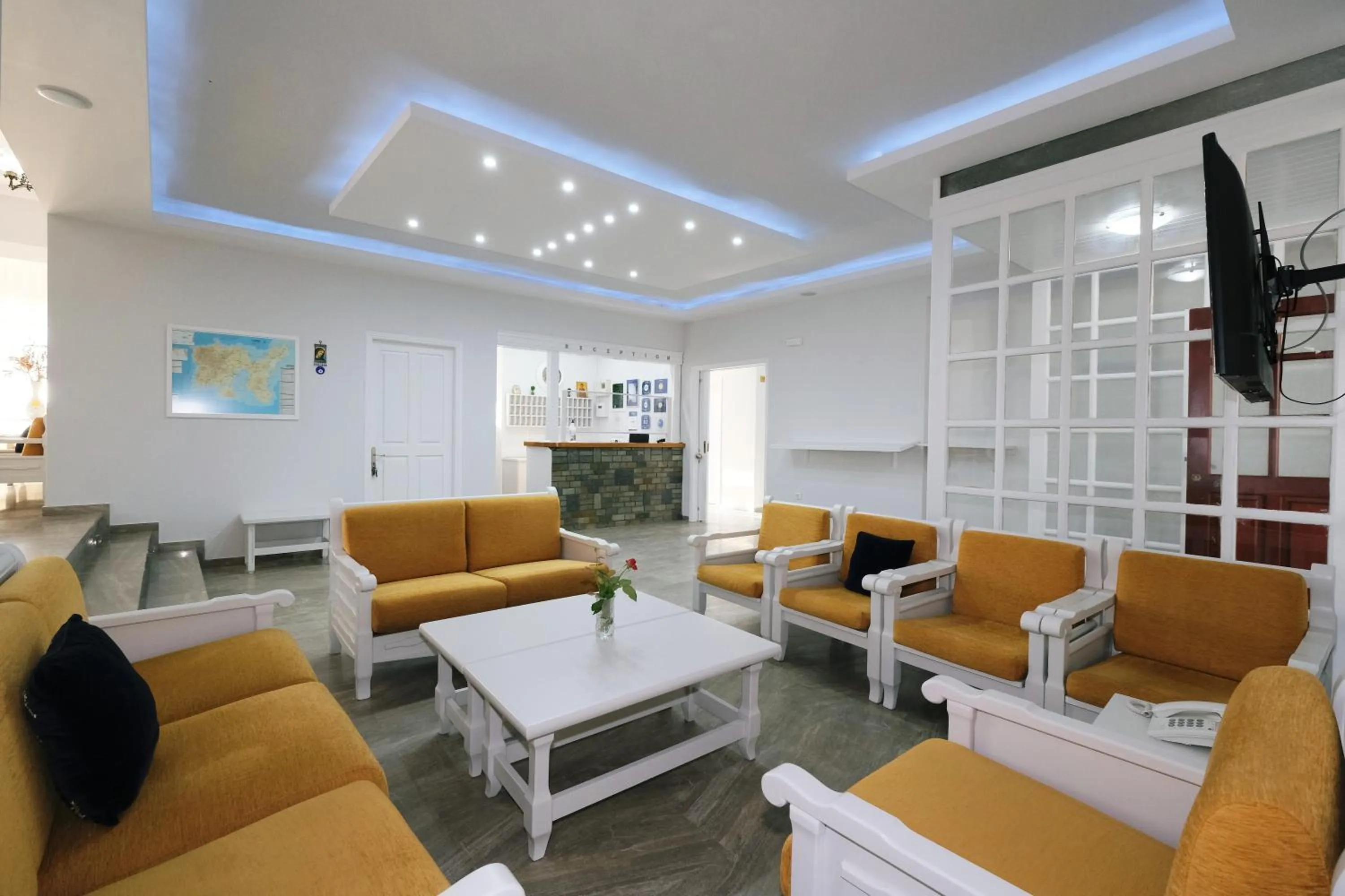 Lobby or reception in Ifestos Hotel