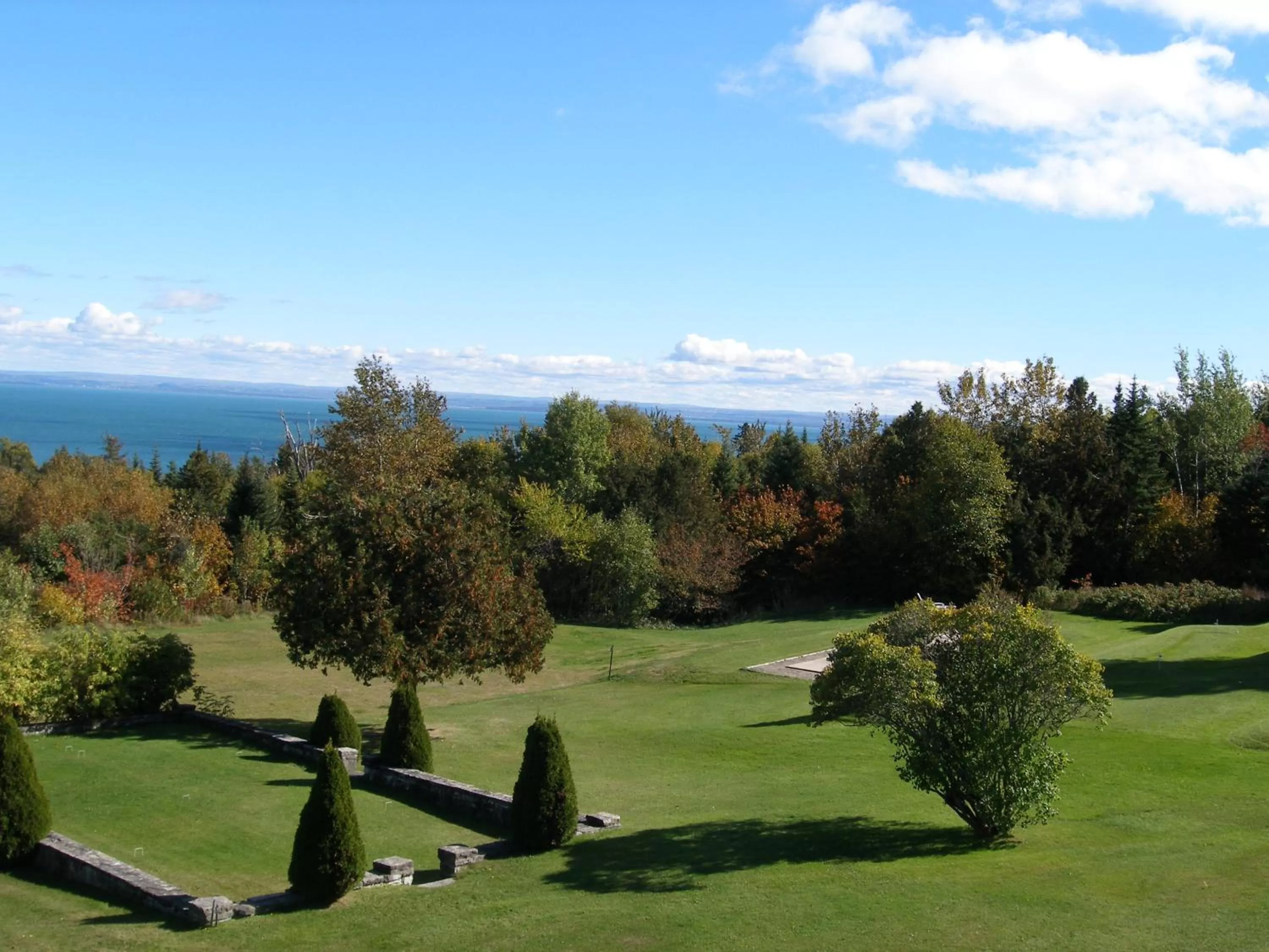 Garden in Auberge Des 3 Canards