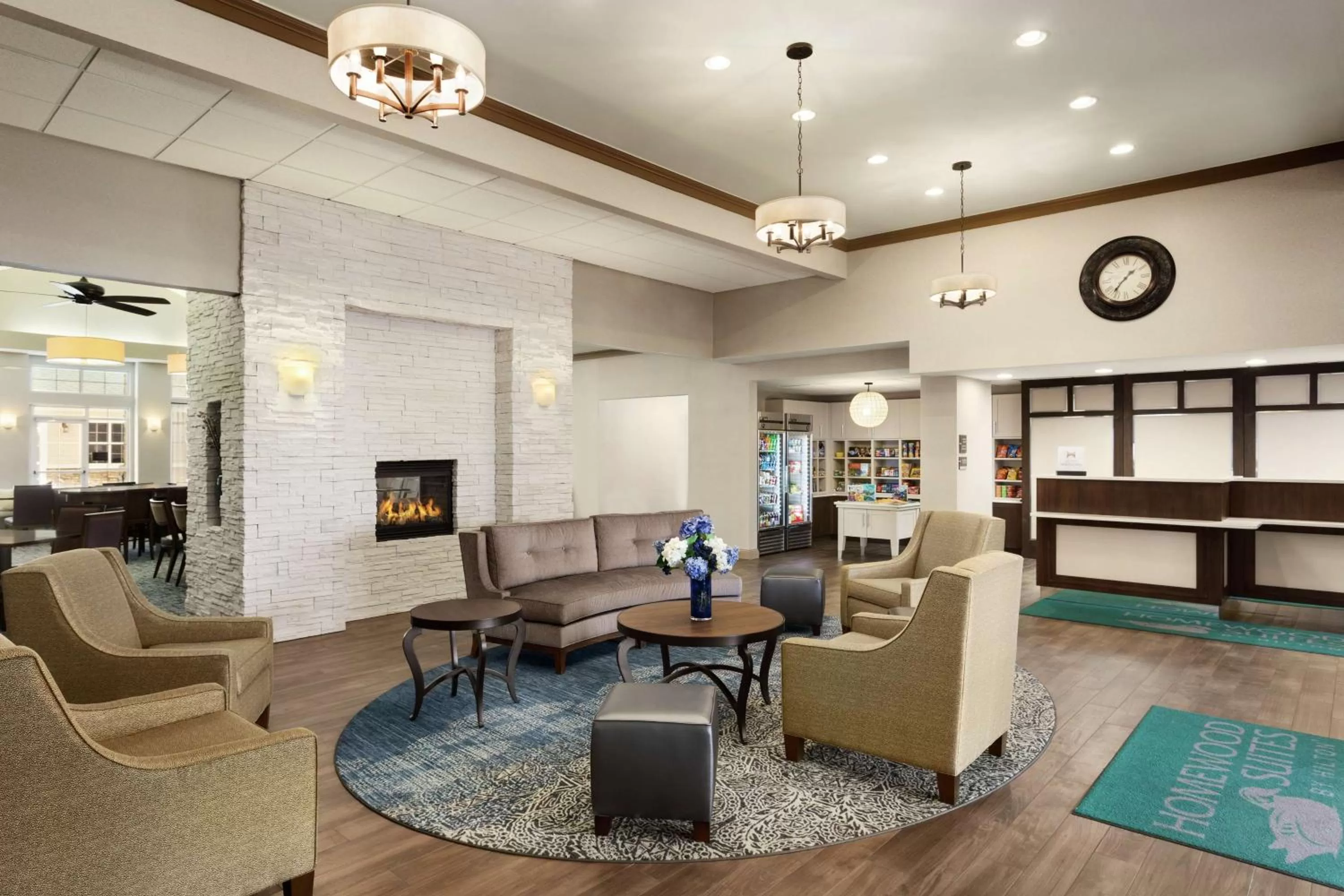 Living room in Homewood Suites by Hilton Fargo