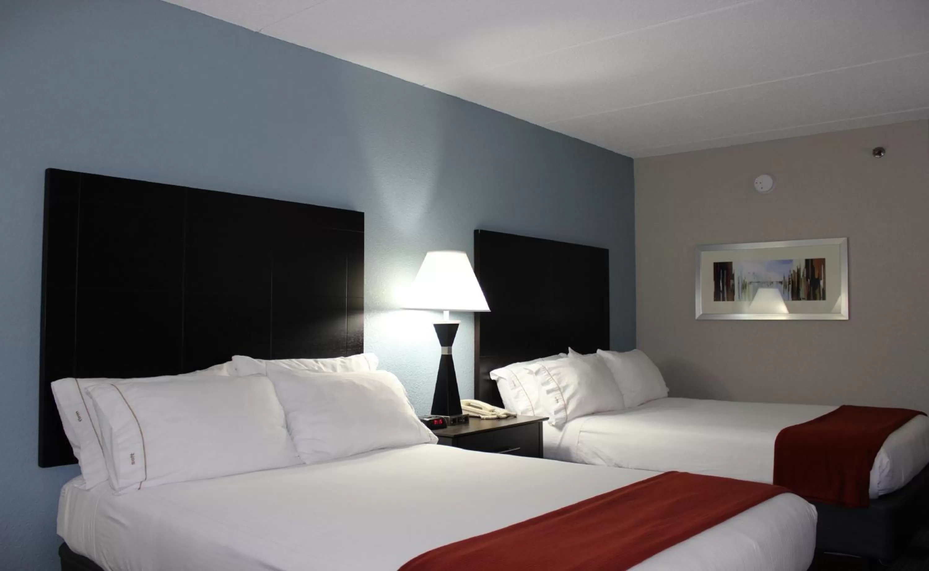 Decorative detail, Bed in Holiday Inn Express Forsyth by IHG