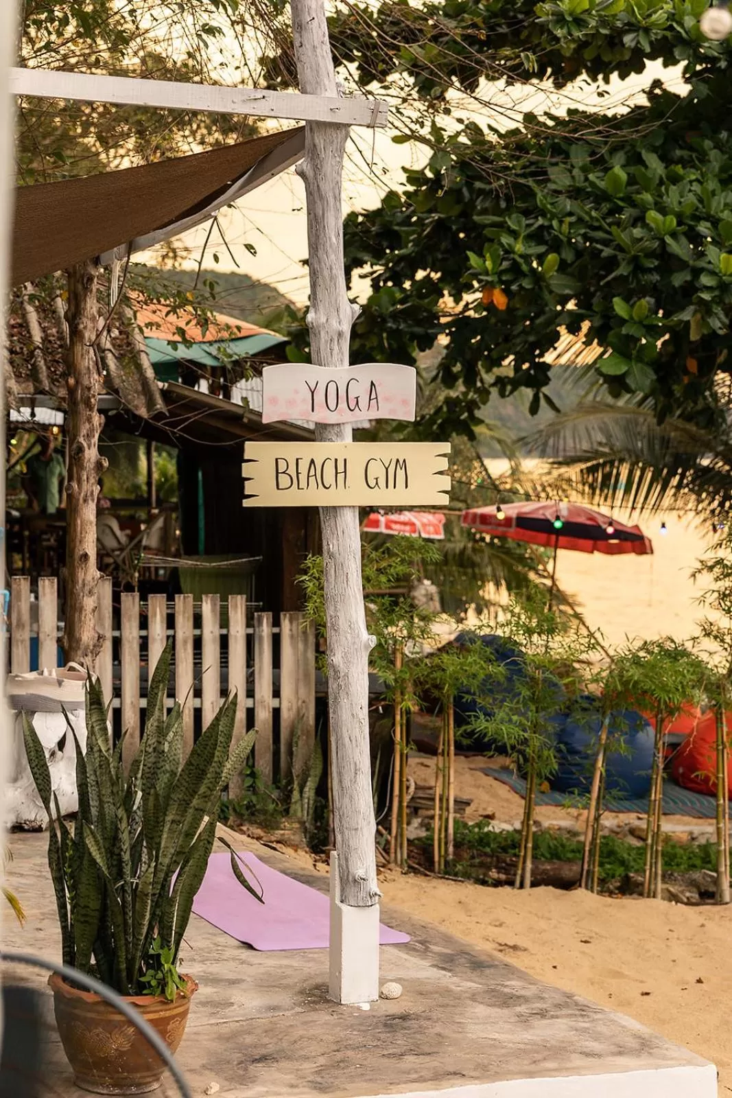 Fitness centre/facilities in Indie Beach Bungalows