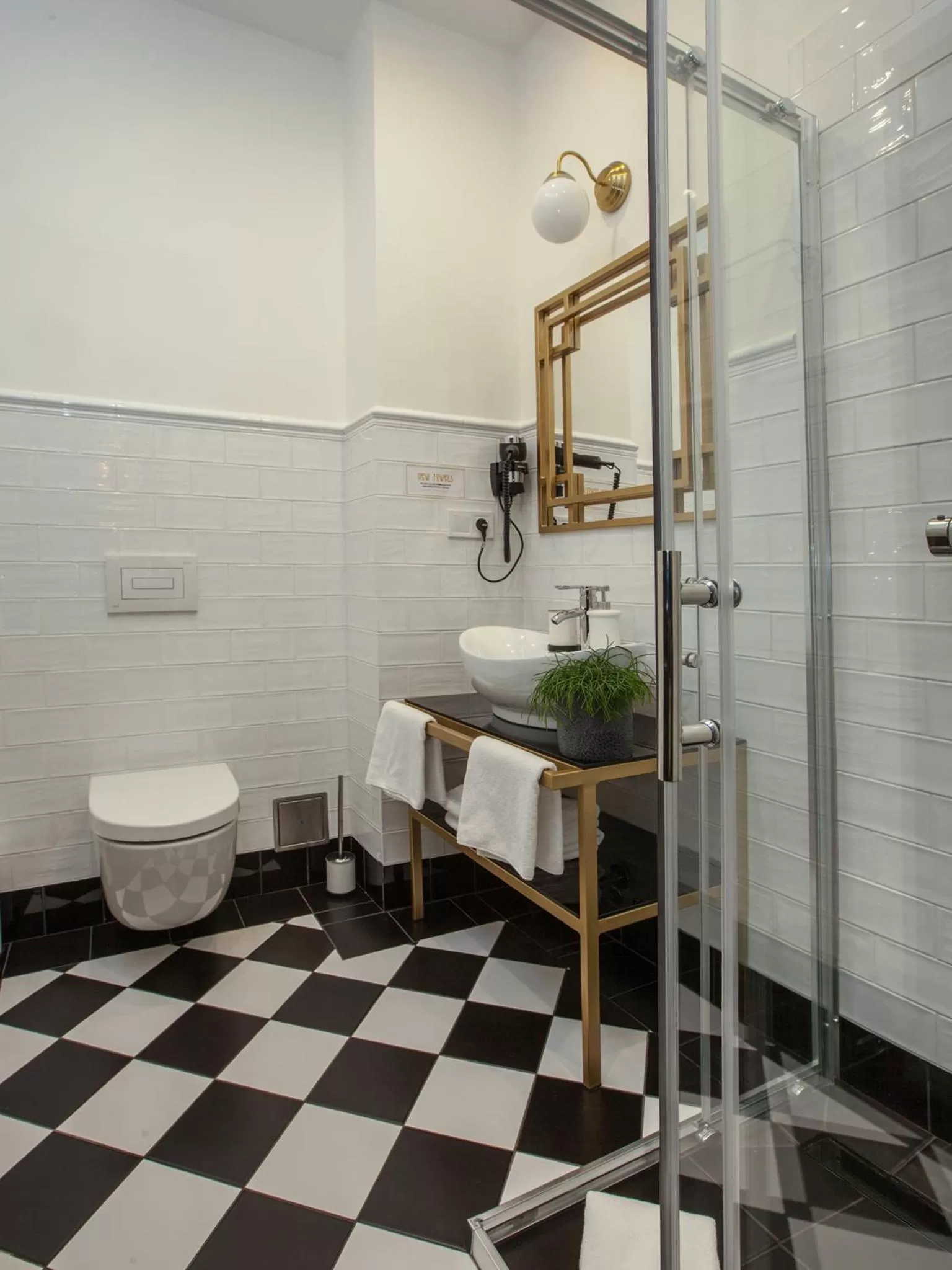 Bathroom in Golden Prague Rooms