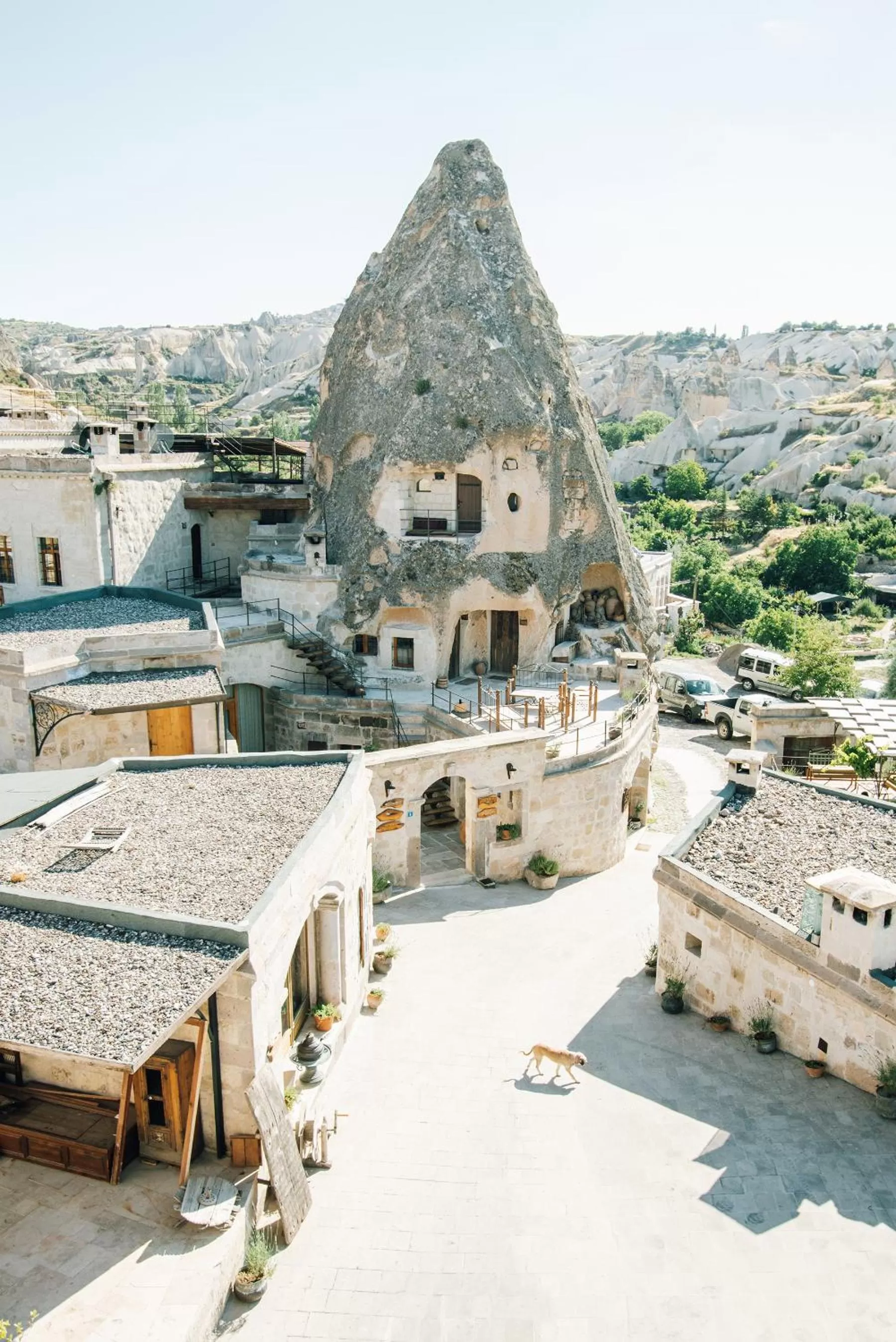 Property building in Kelebek Cave Hotel