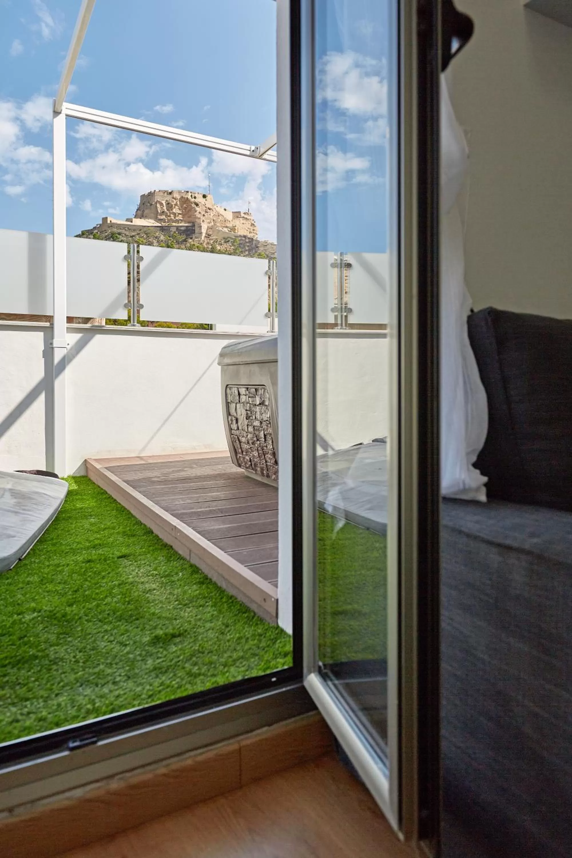 Balcony/Terrace in Apart-hotel Happy Life