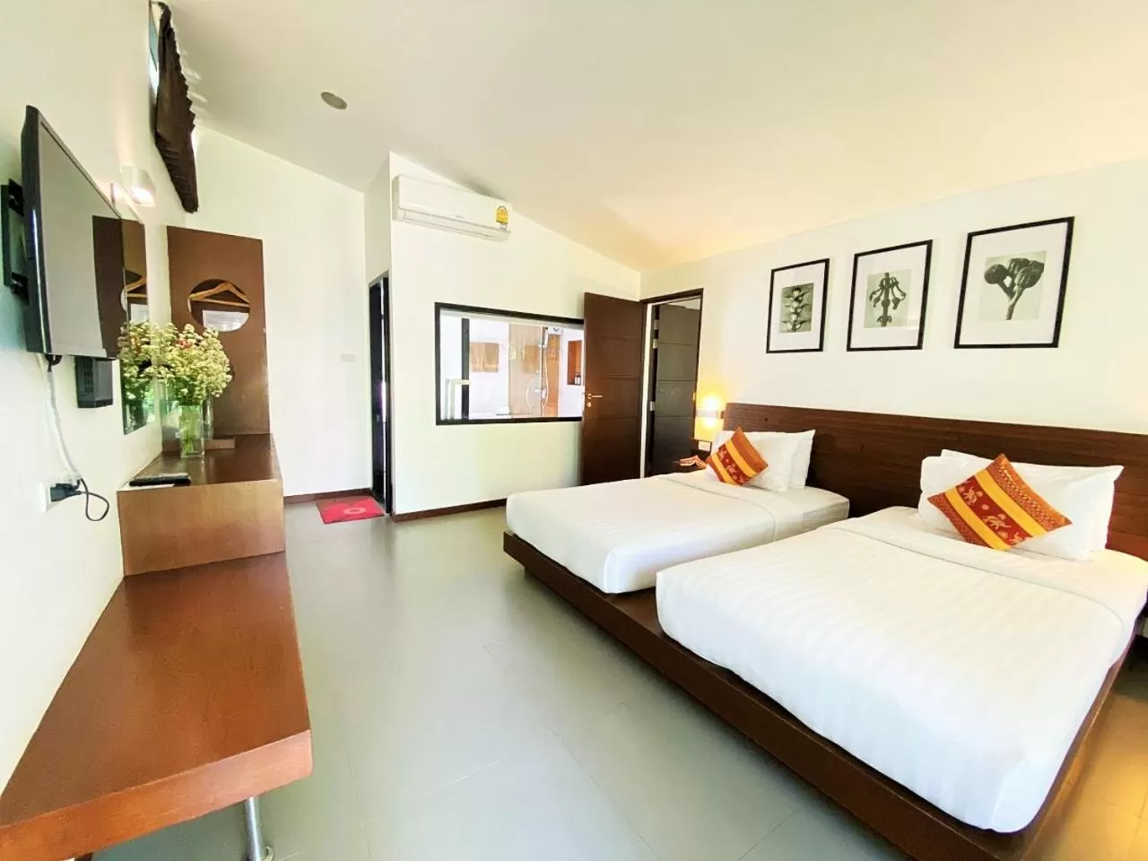 Bathroom, Bed in Family House Zen Boutique Resort