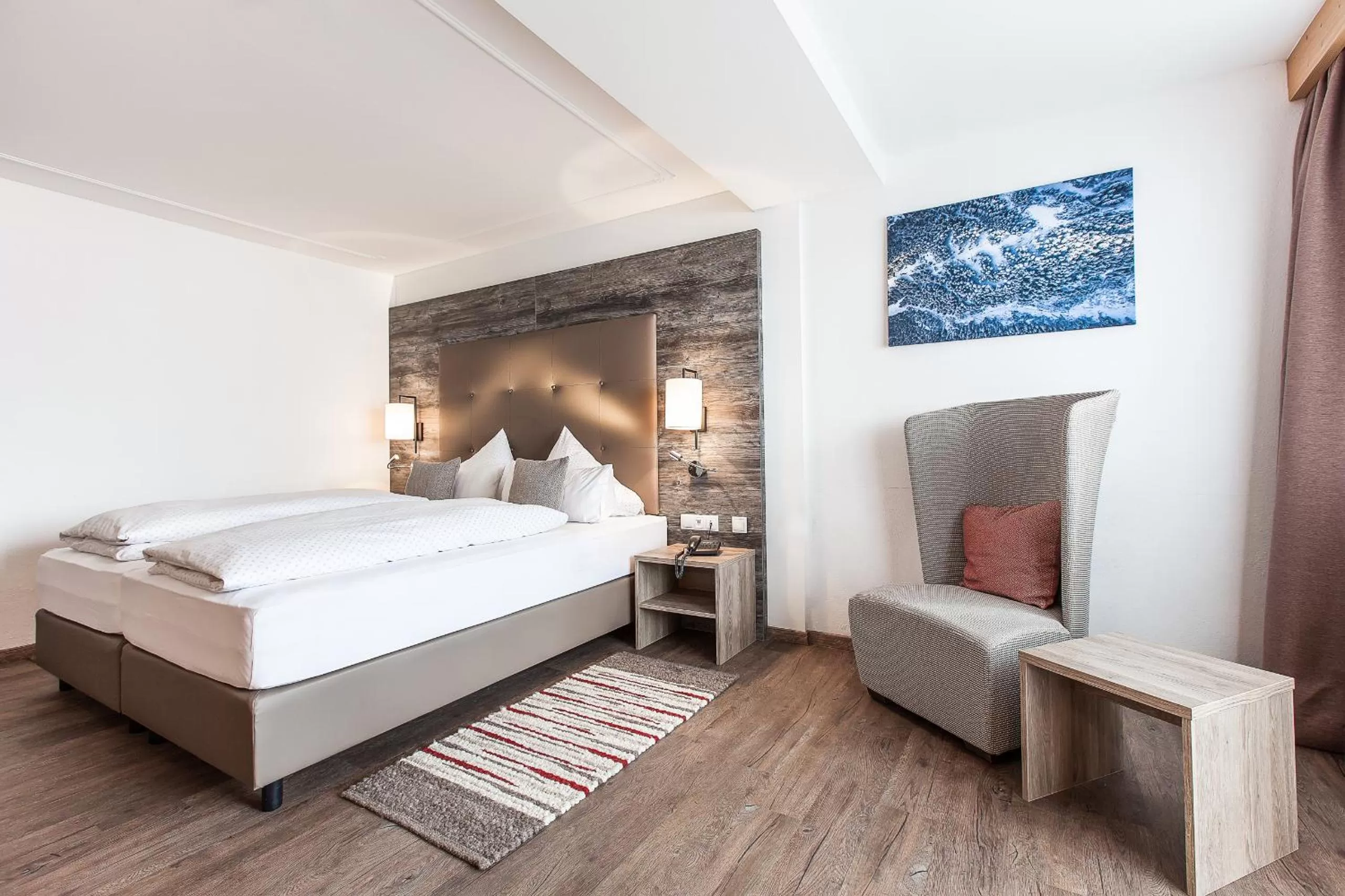 Bed in Alpenhotel Tirolerhof