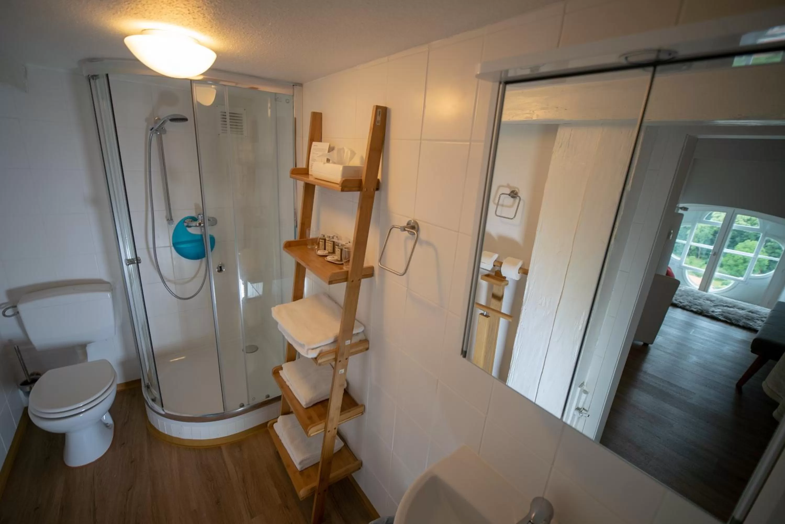 Shower in BioHotel Schloss Kirchberg