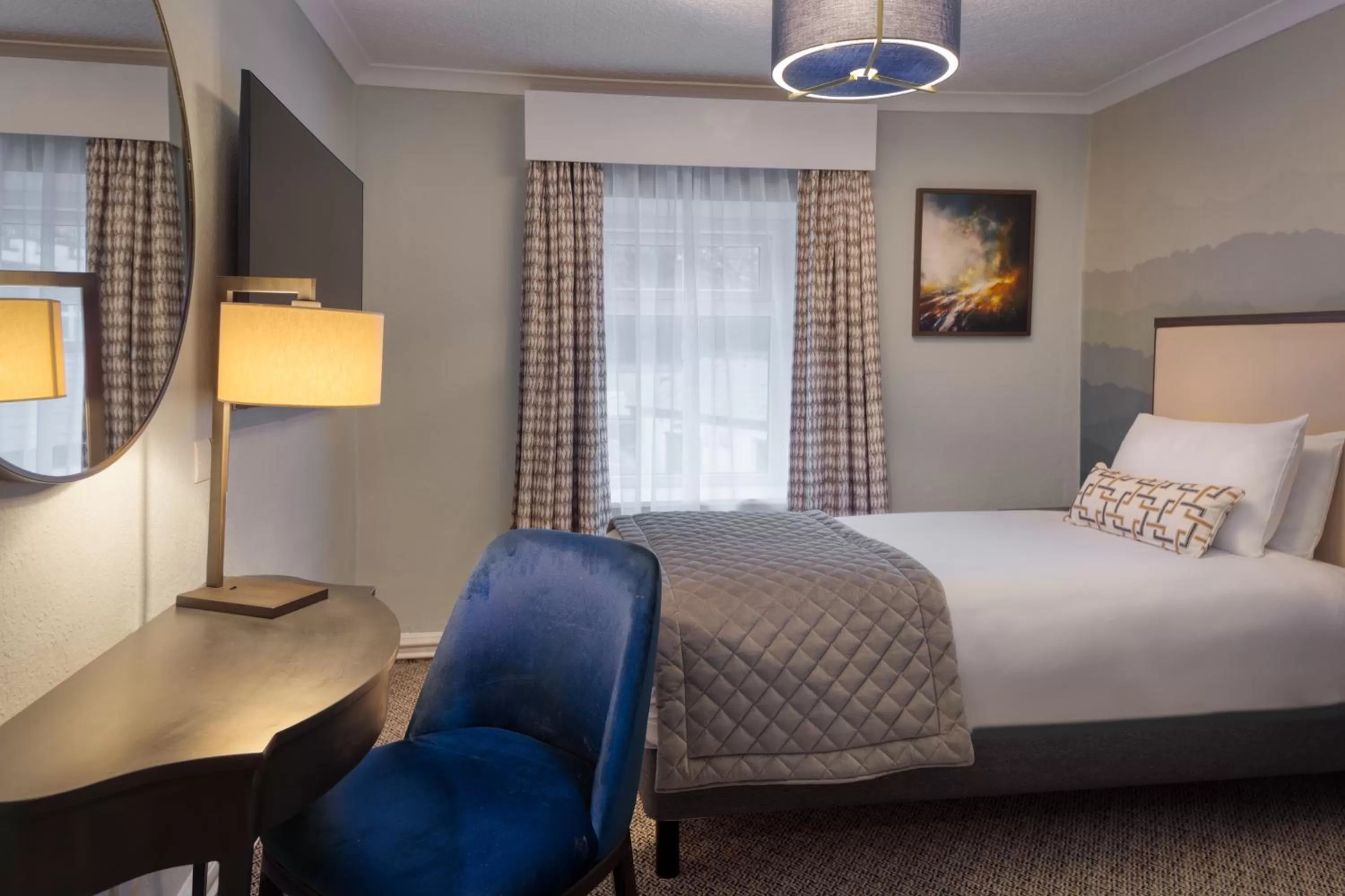 Photo of the whole room, Bed in Mercure Blackburn Dunkenhalgh Hotel & Spa