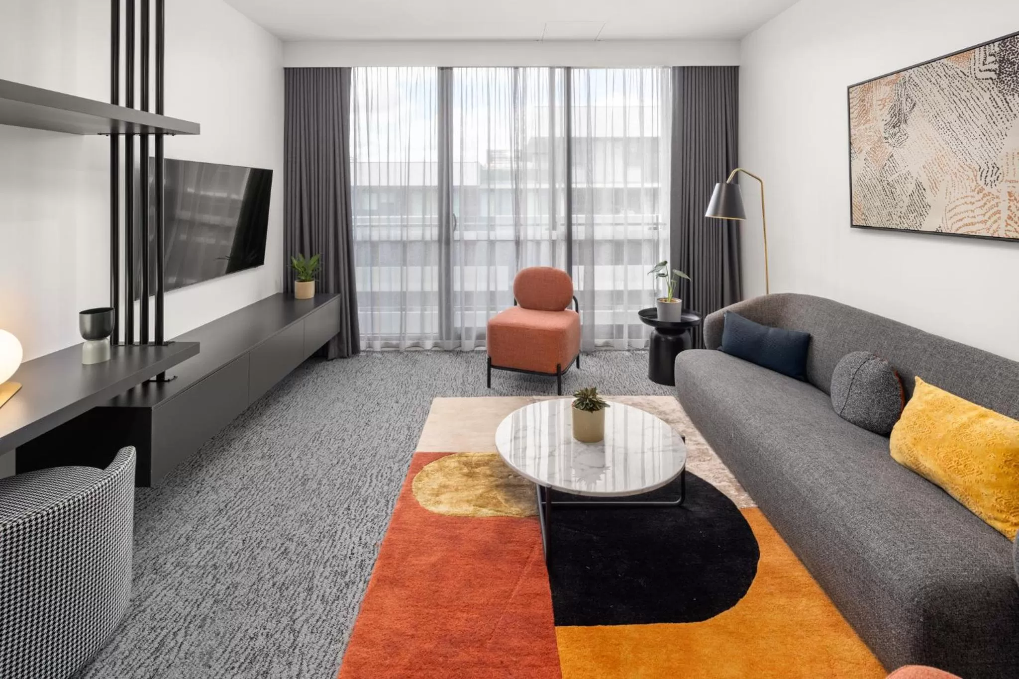 Living room in The Sebel Canberra Campbell