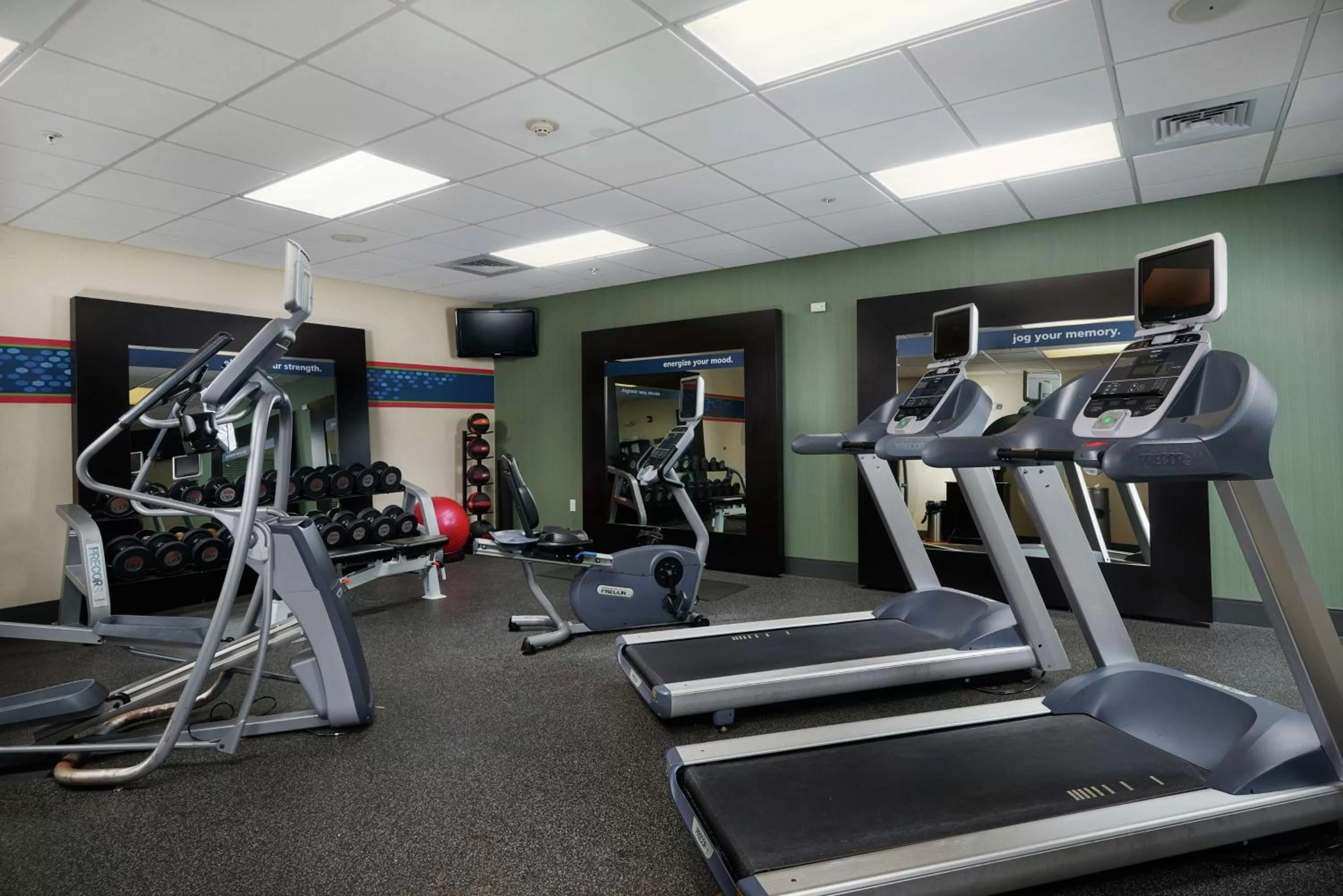 Fitness centre/facilities in Hampton Inn Bermuda Run / Advance