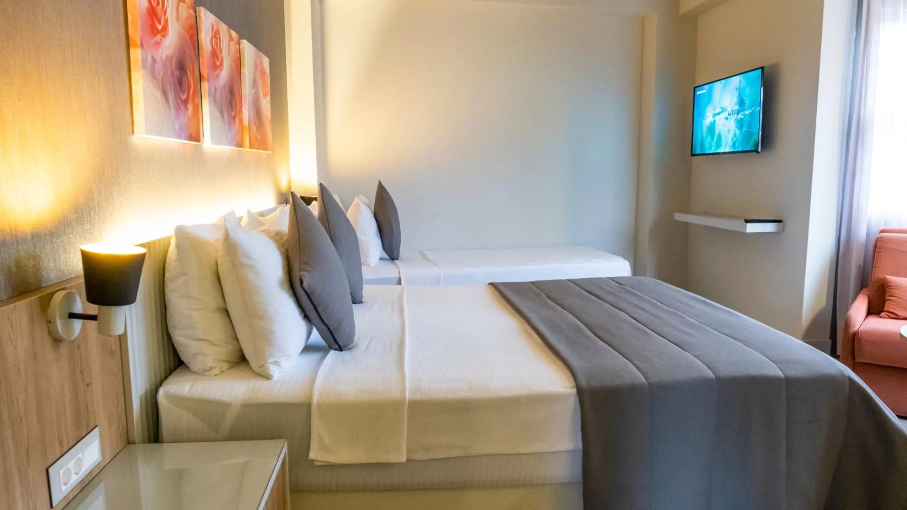 Bed in Ariel Hotel Alaçatı