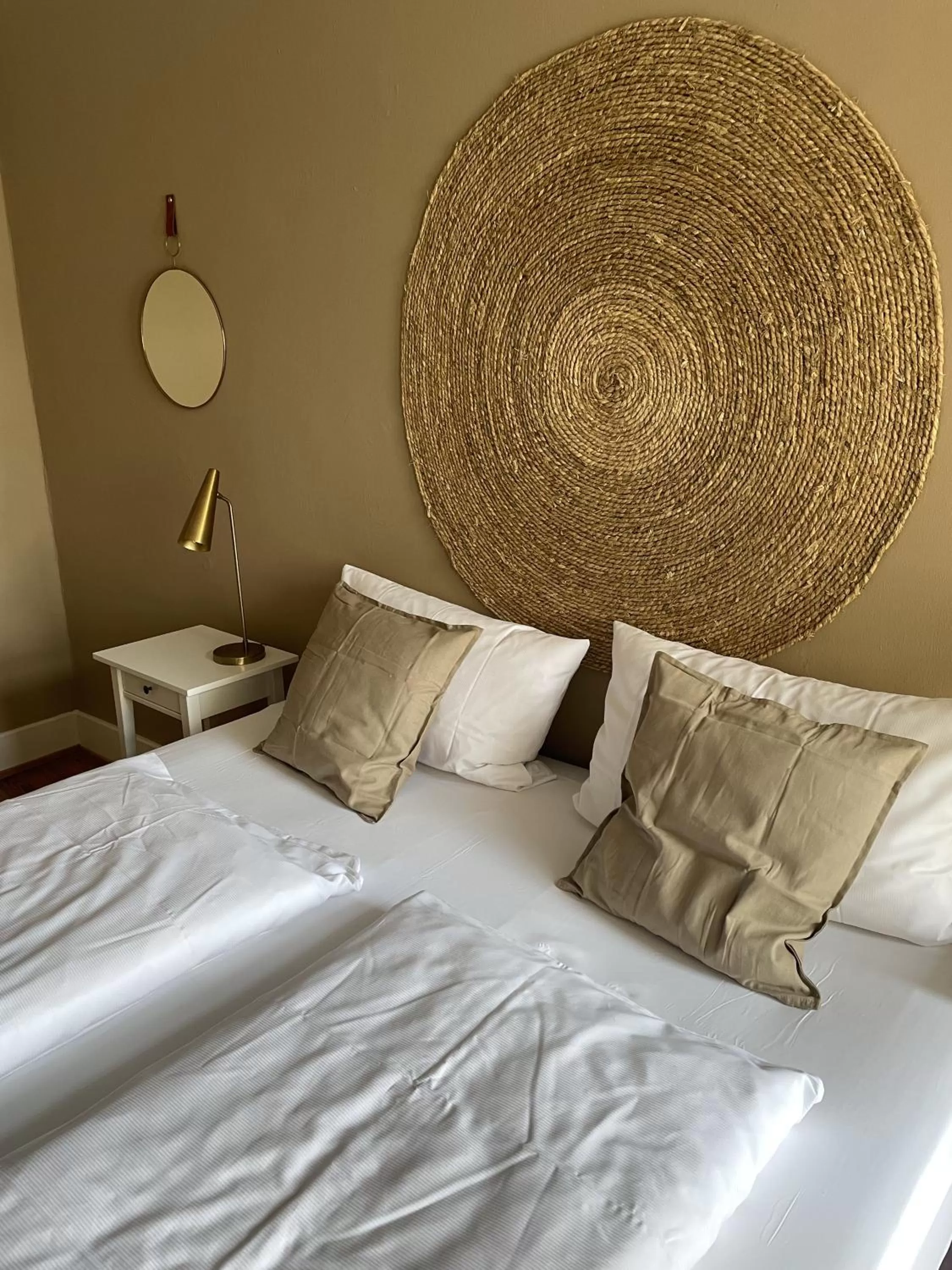 Bed in AUERSTEIN-Hotels auerstein & auerstein-mono