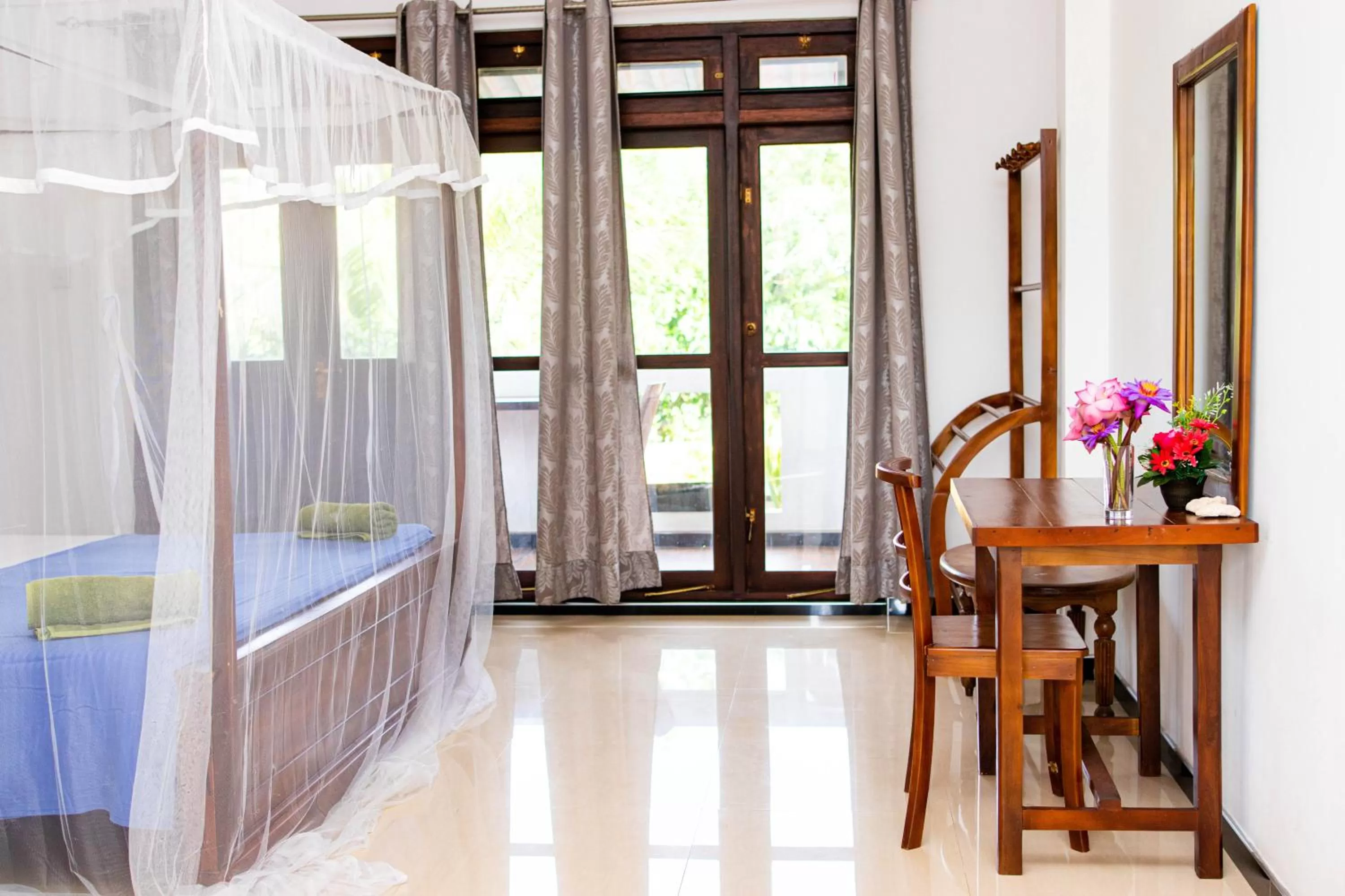 Bed in Shan Star Weligama