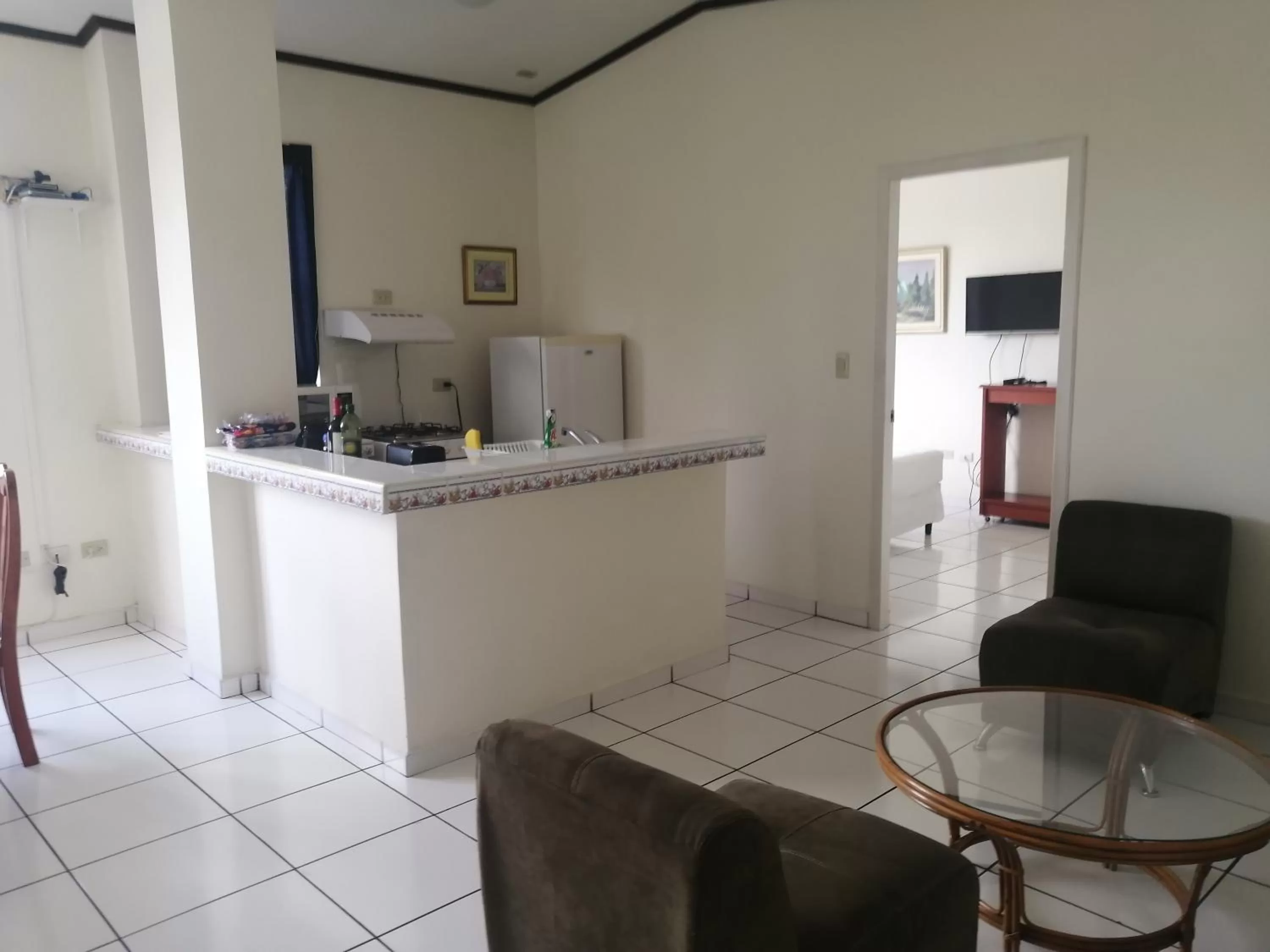 Kitchen or kitchenette in Hotel Villa Serena San Benito