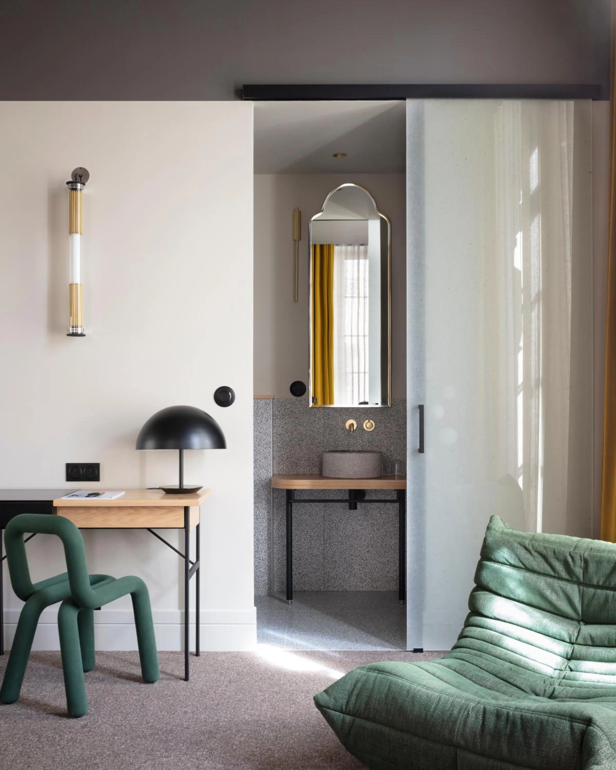 Seating area in Hôtel de l'Abbaye Lyon - Boutique Hôtel
